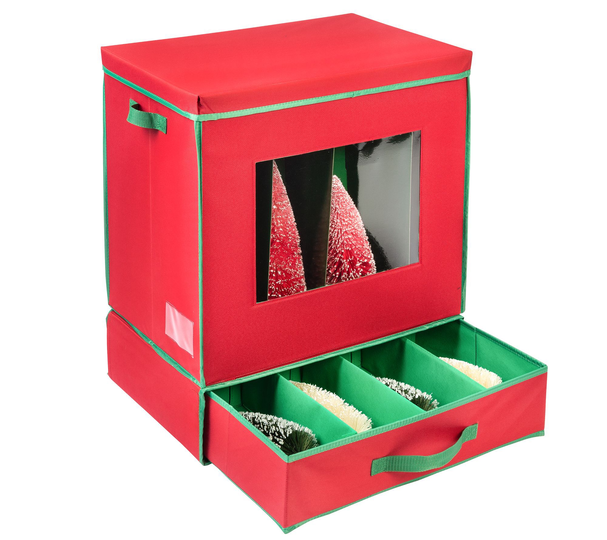 Honey-Can-Do 48-Piece Ornament Storage Box with Dividers 