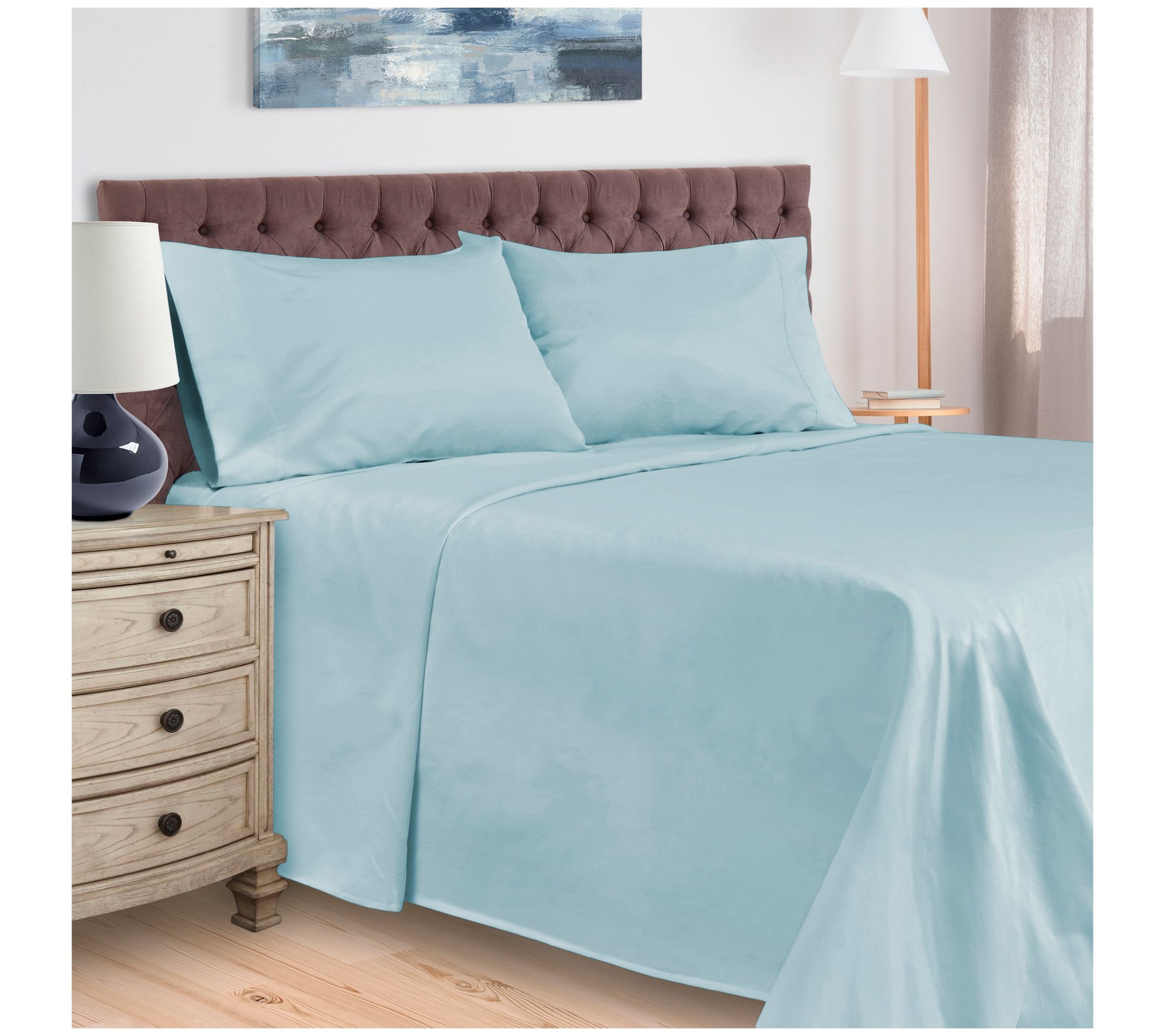 Superior 400TC Egyptian Cotton Deep Pocket Shee t Set, Twin XL