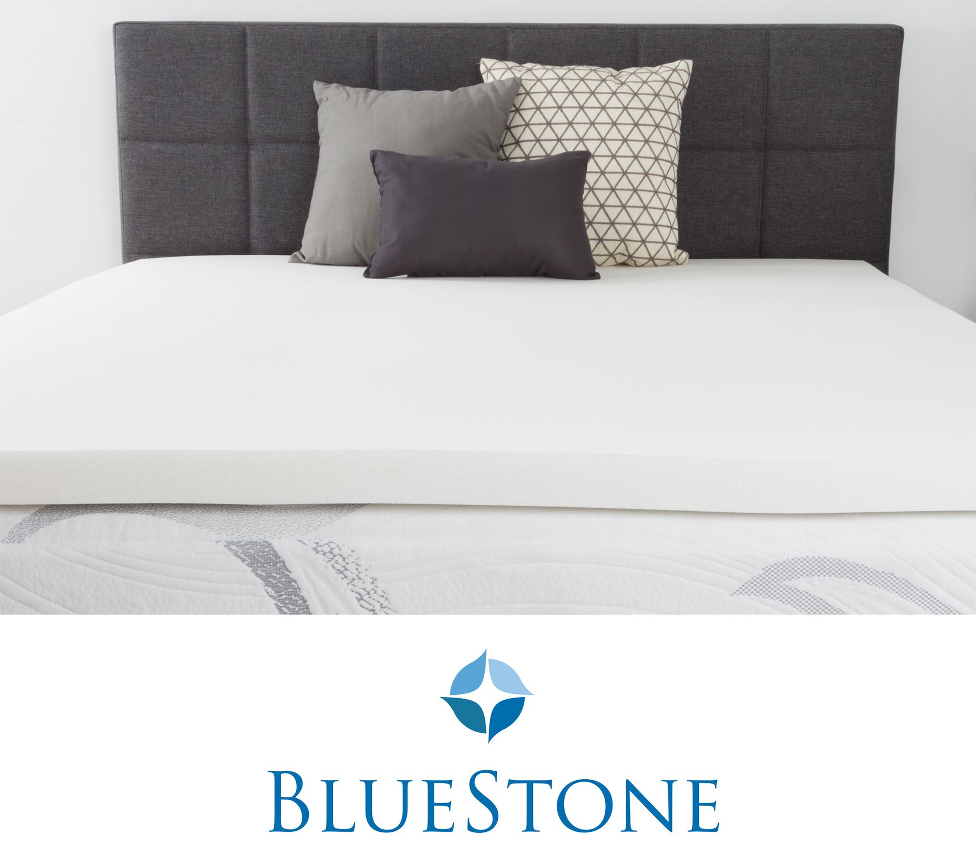 Bluestone Memory Foam 2" Twin XL Mattress Topper