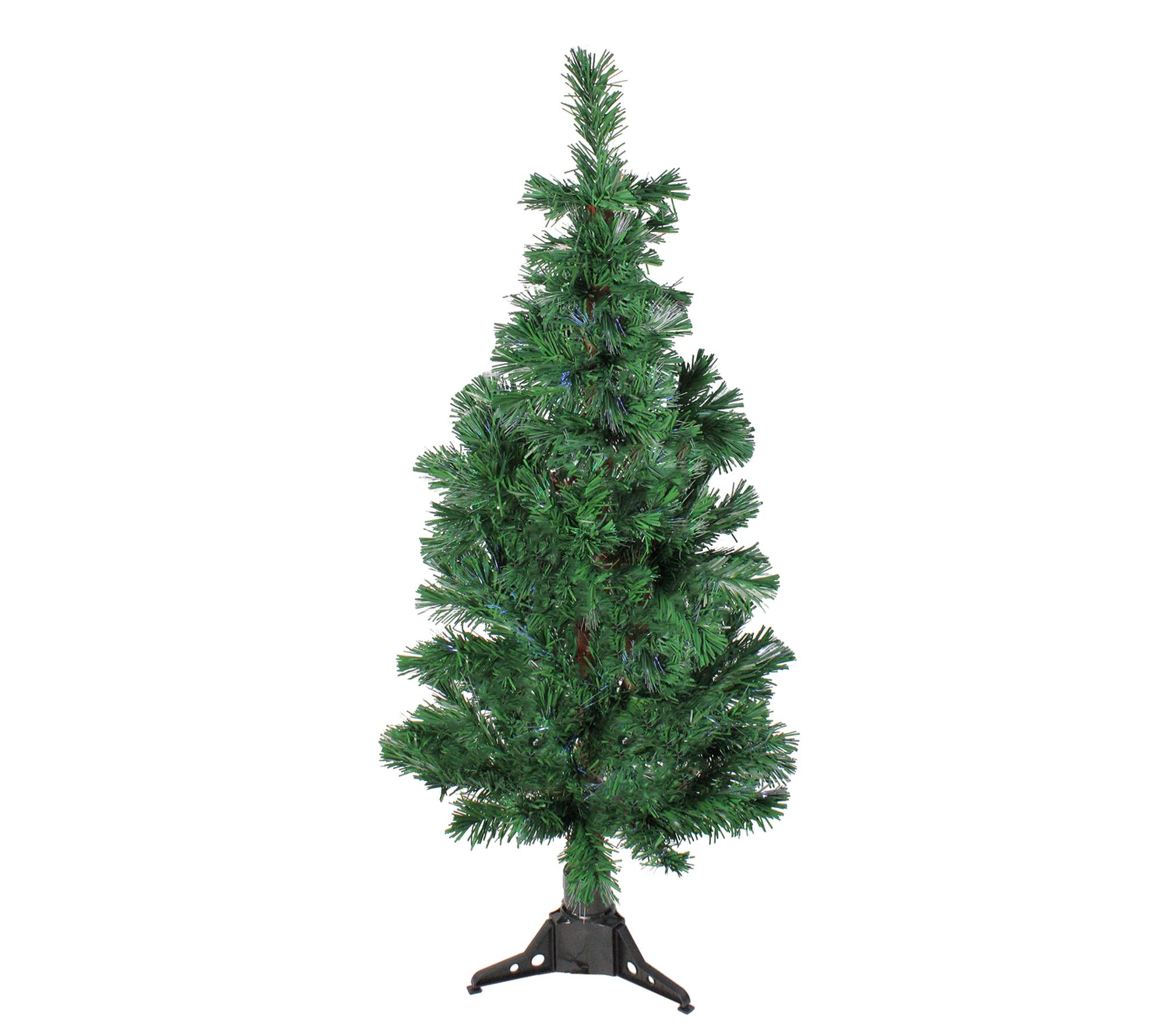 Dak Pre-lit Fiber Optic Spiral Pine Christmas Tree - Qvc.com