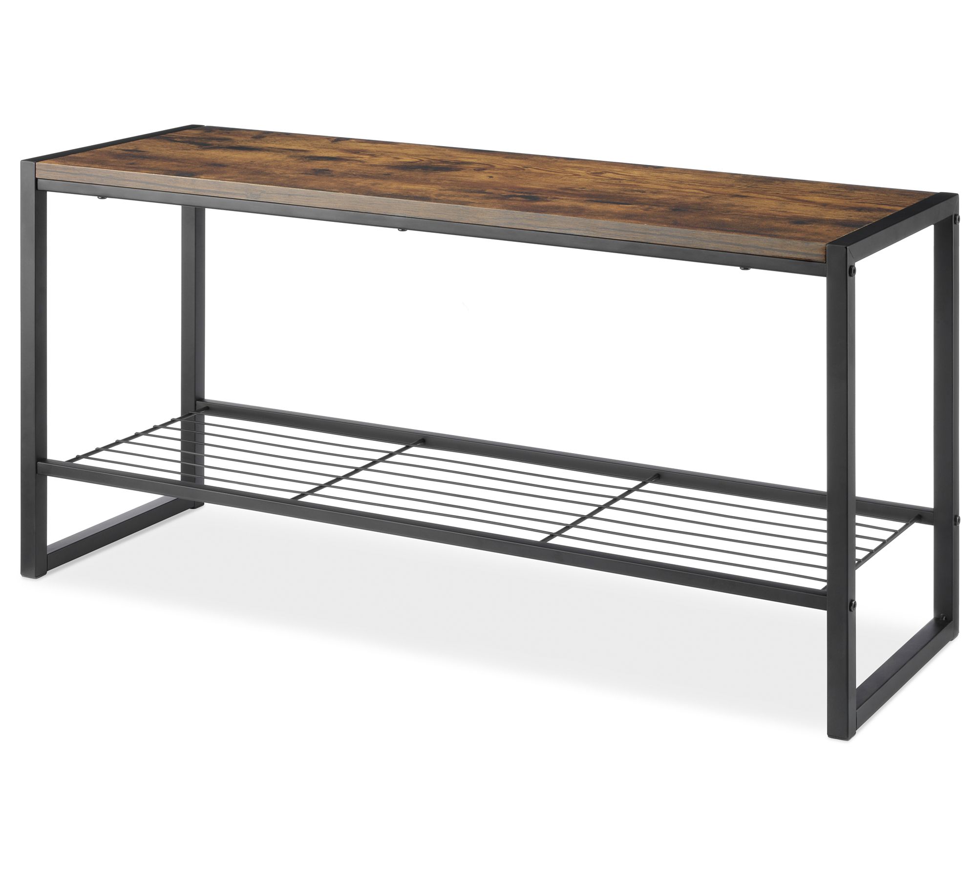 Whitmor Modern Entryway Bench With Shoe Storage Qvc Com