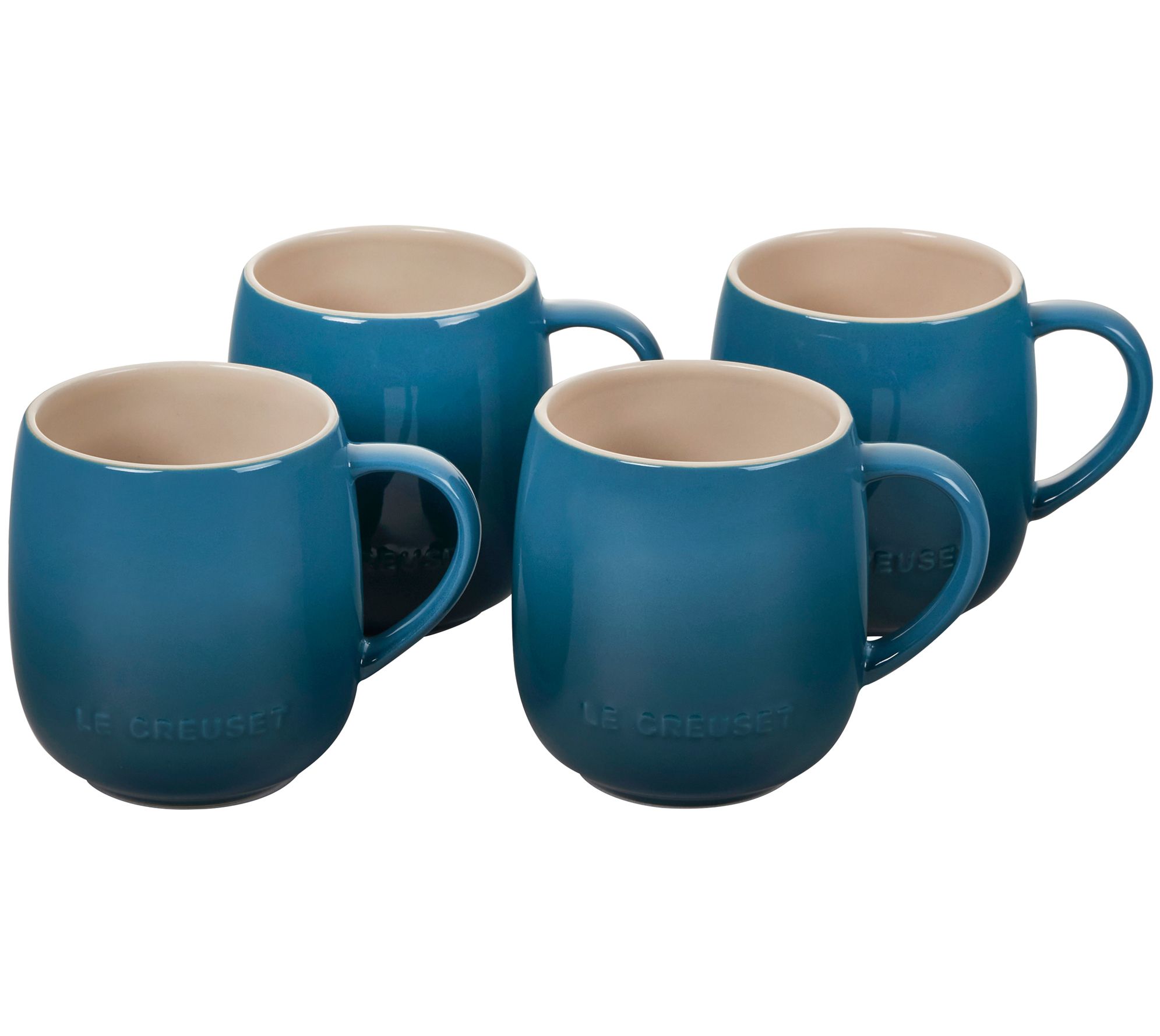 Le Creuset Set of 4 13-oz Heritage Mugs