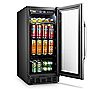 LANBO 80-Can 15" Single Zone Beverage Cooler, 4 of 7