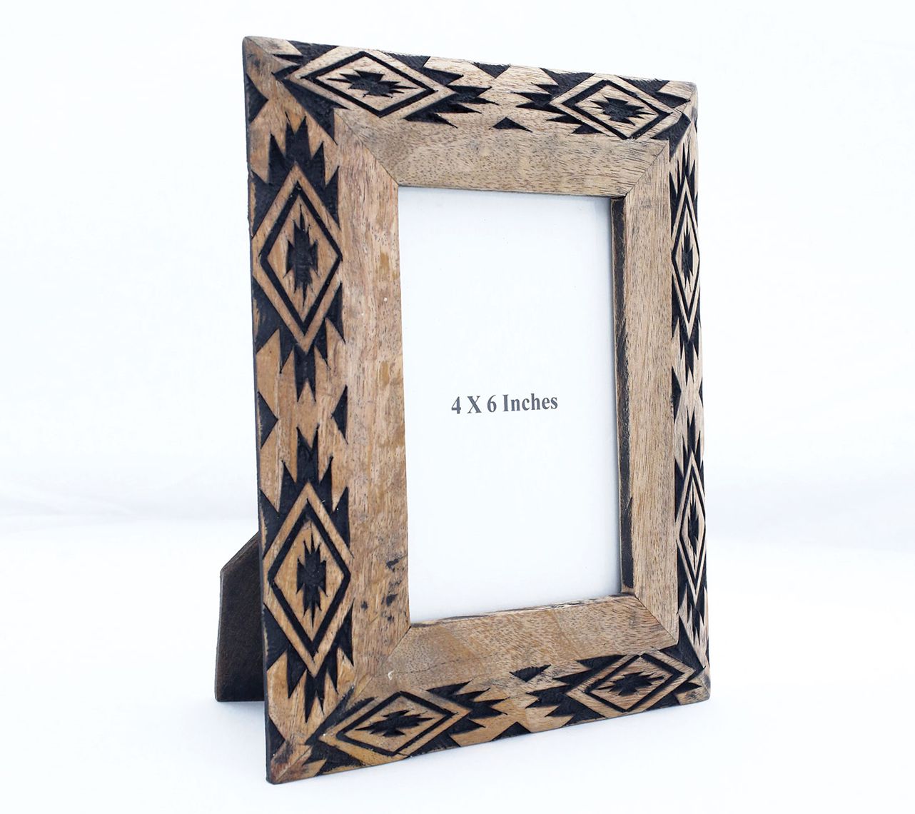 Rustic Live Edge 4 x 6 inch Decorative Wood Picture Frame - Foreside Home & Garden