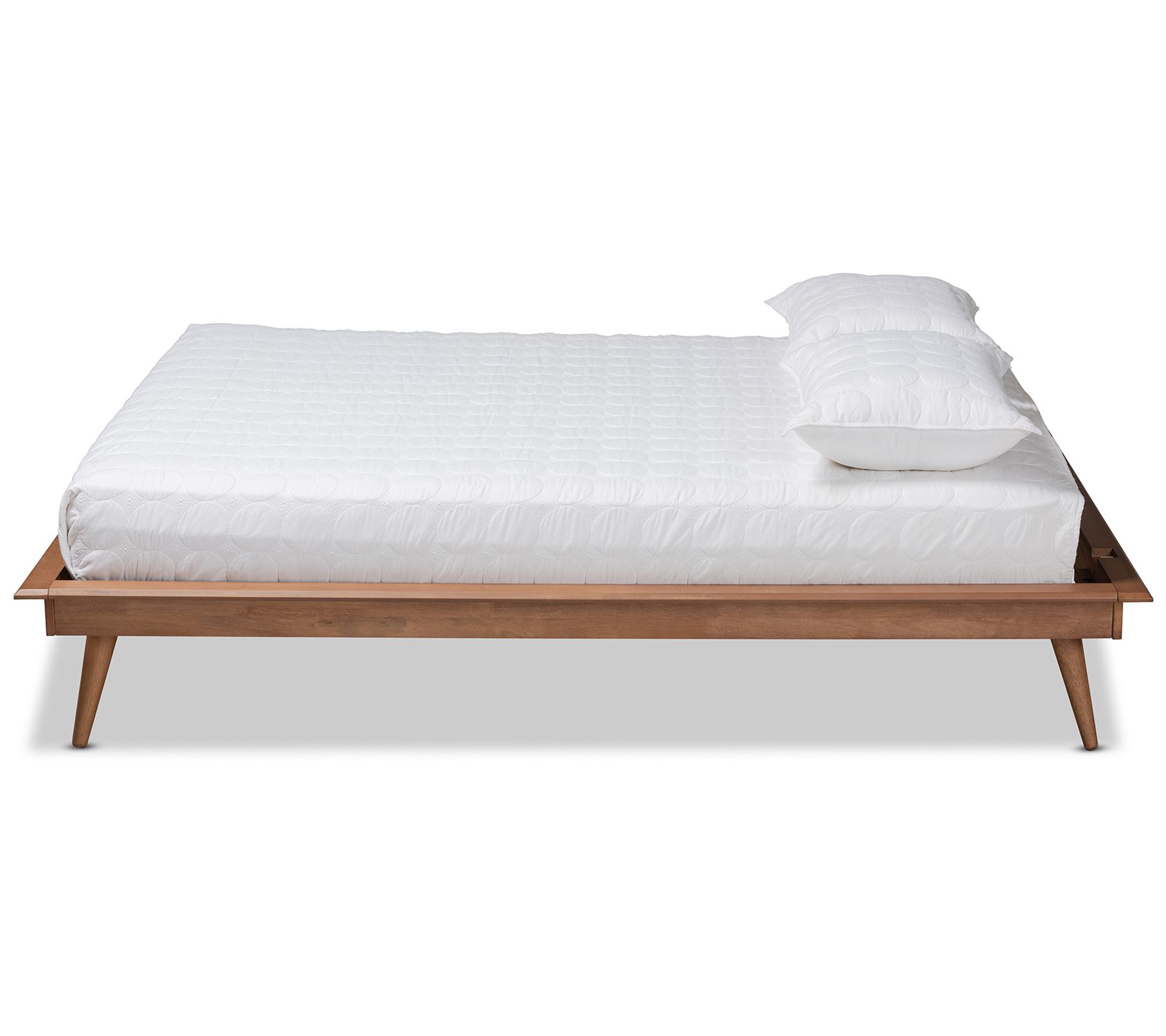 Karine MidCentury Modern Finished Wood Platfor m Bed Frame
