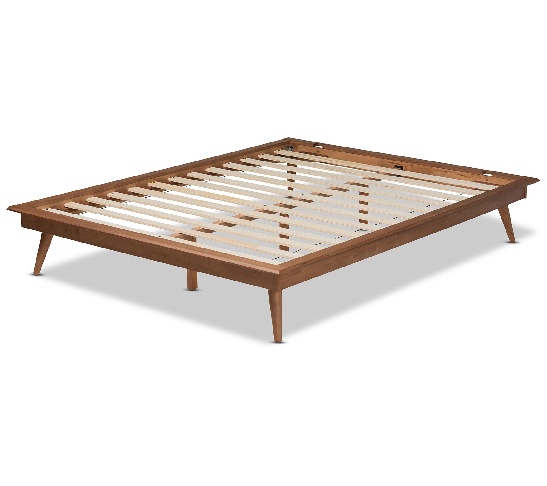 Karine MidCentury Modern Finished Wood Platfor m Bed Frame