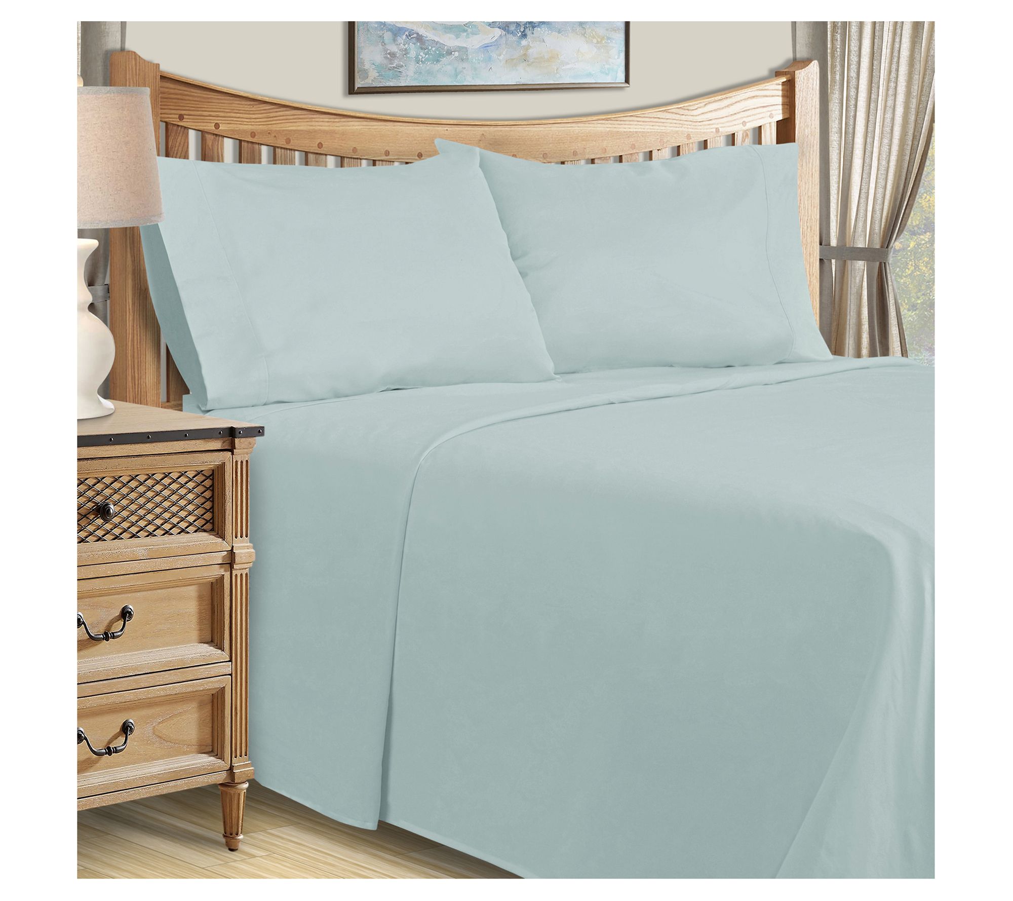 Superior 1500TC Cotton Blend Deep Pocket Sheetet, Cal.King