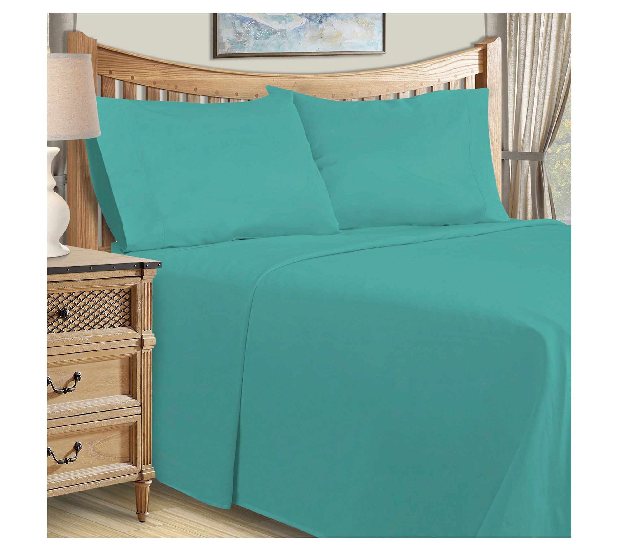 Superior 1500TC Cotton Blend Deep Pocket Sheetet, Cal.King