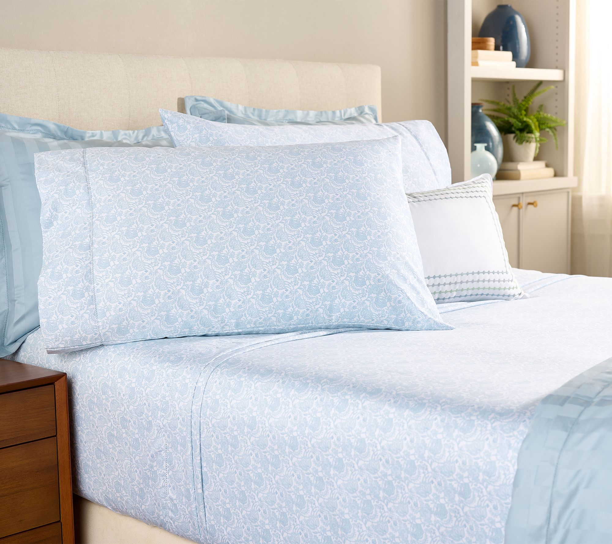 Northern Nights Infinity Weave 700TC Cotton Sheet Set- Cal King - QVC.com