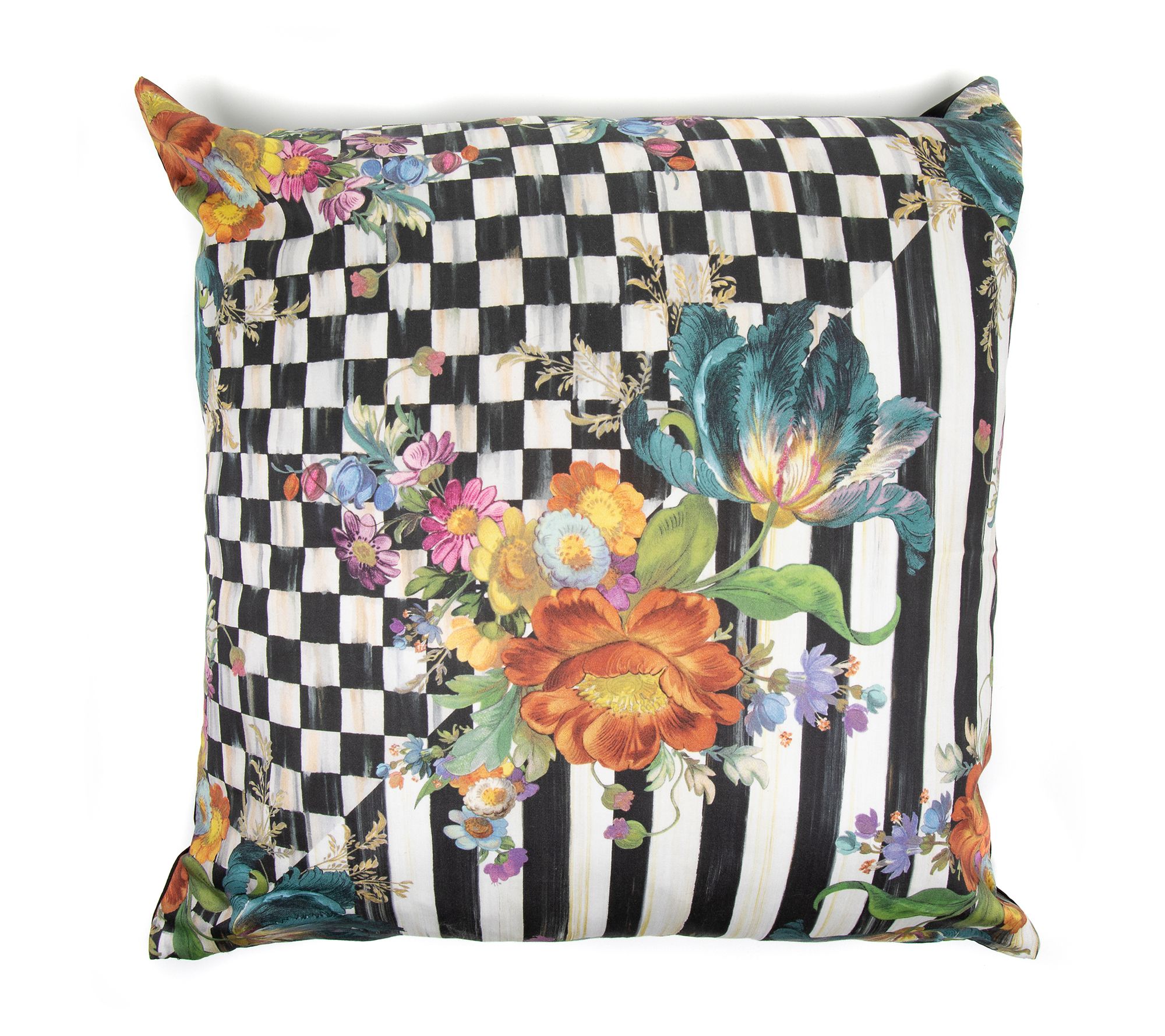MacKenzie-Childs Courtly Flower Market Pillow