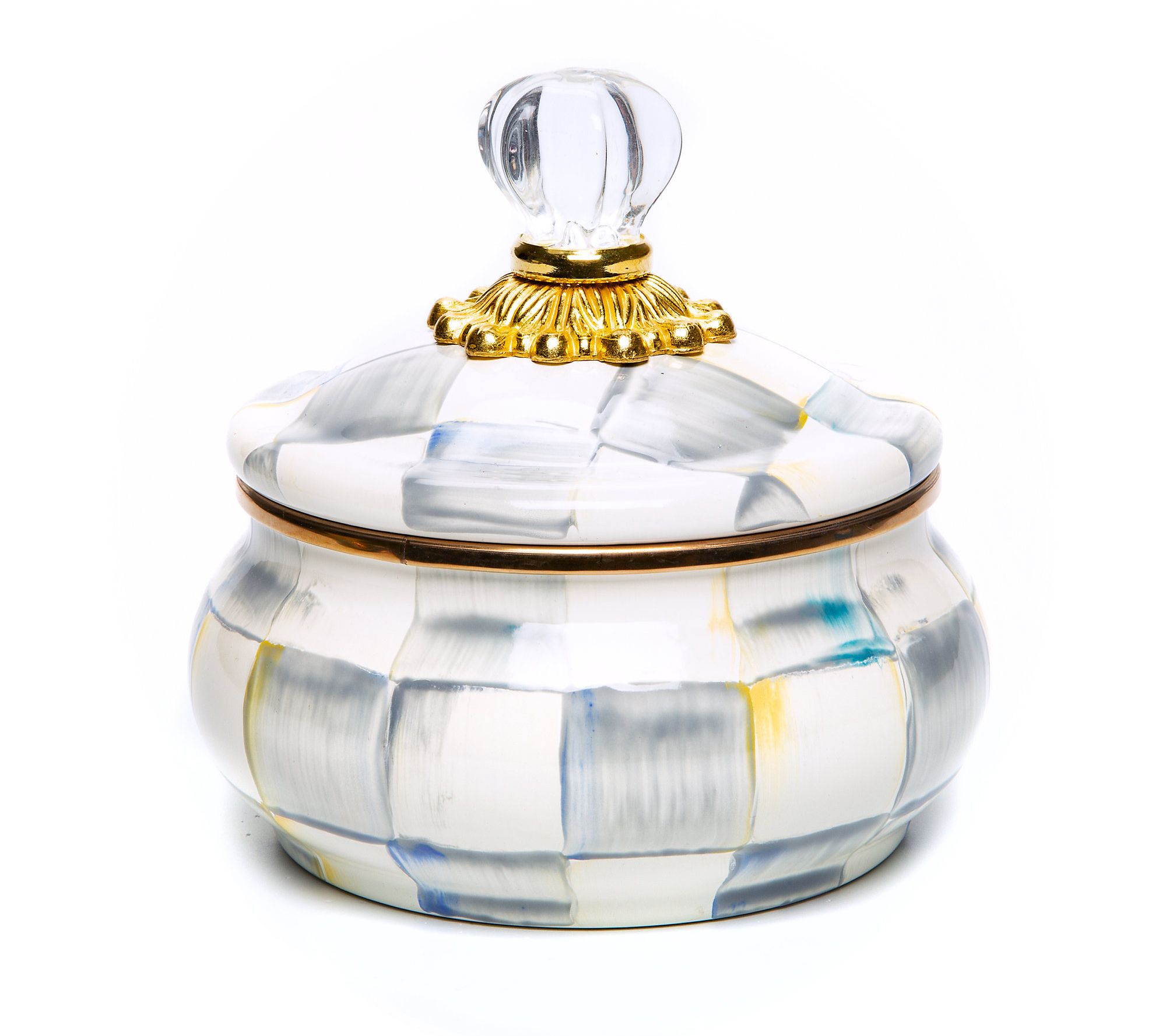 "As Is" Mackenzie- Childs Squashed Pot