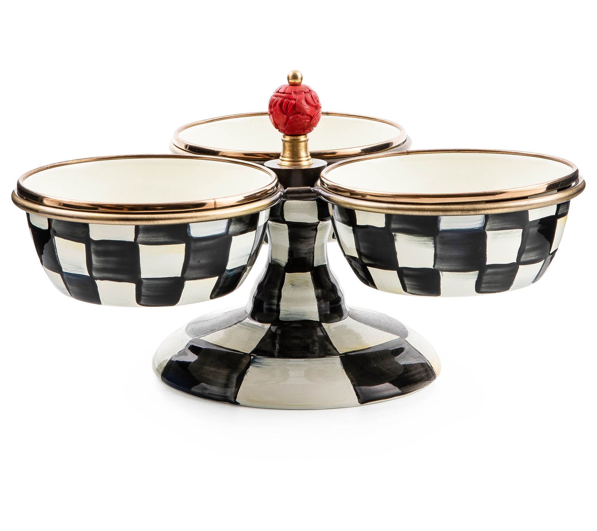 MacKenzie-Childs Courtly Check Triplicity