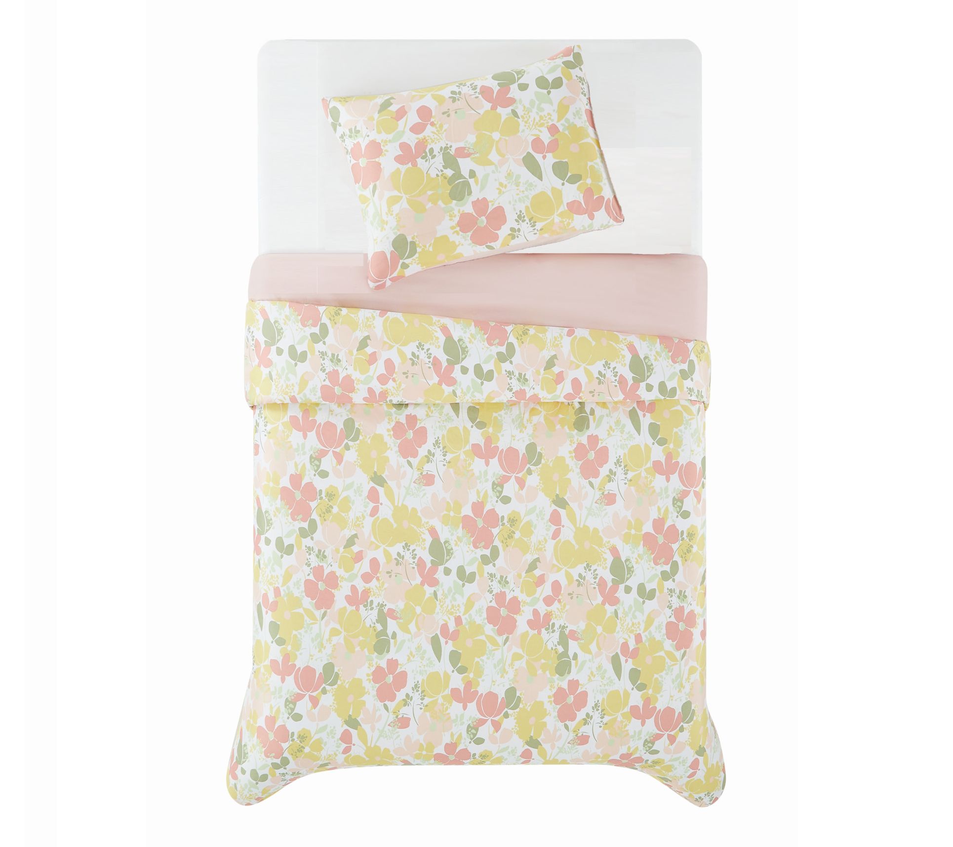 Truly Soft Garden Floral 5-Piece Twin XL Bed ina Bag Set