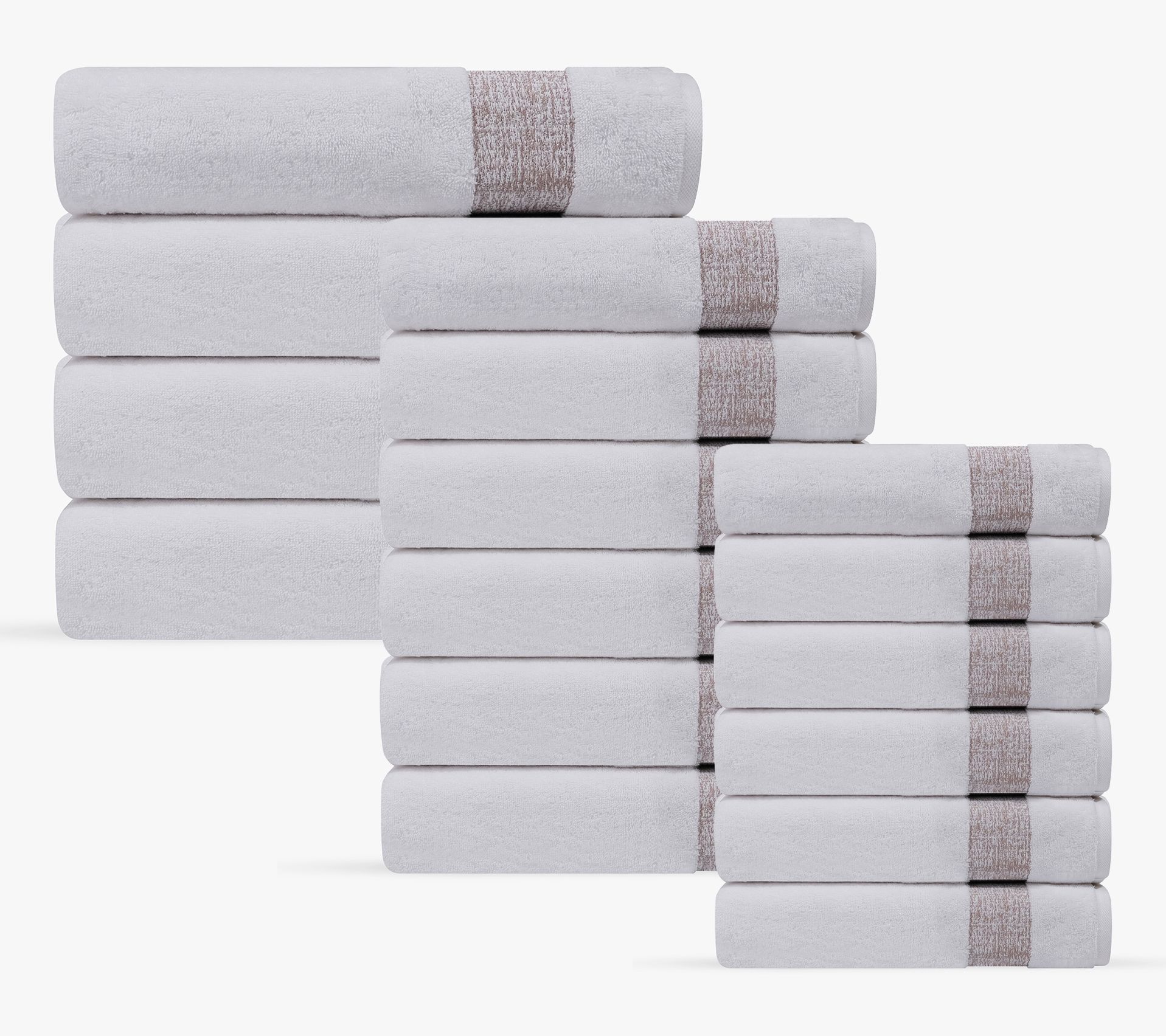 Depera Home Pera 16 pcs Turkish Towels Set