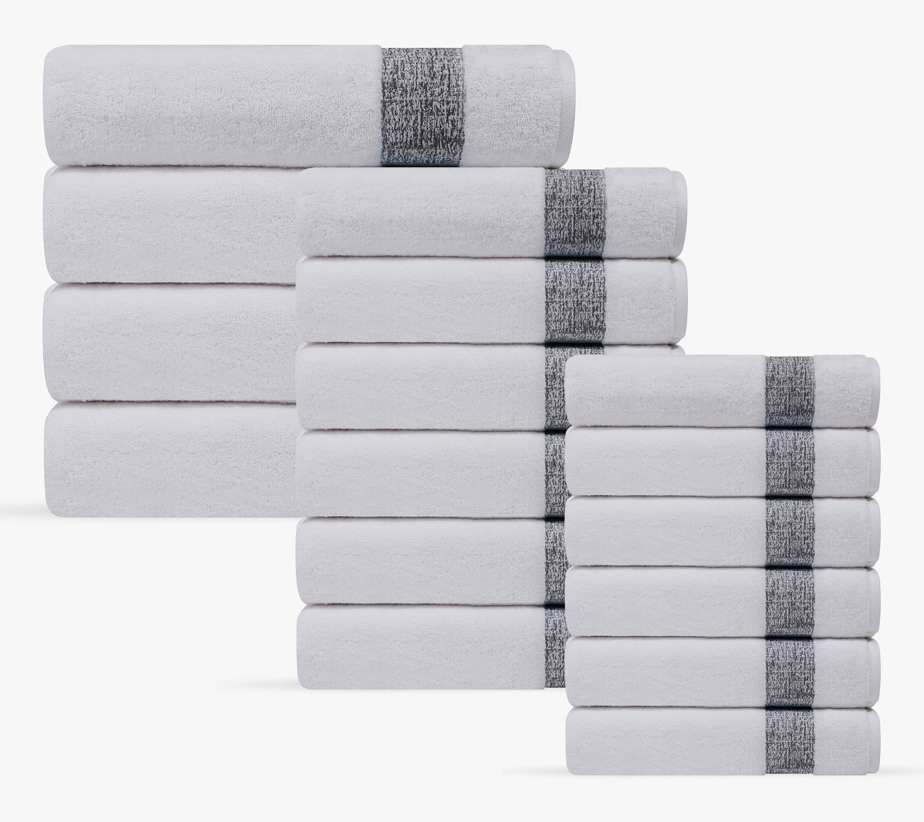 Depera Home Pera 16 pcs Turkish Towels Set