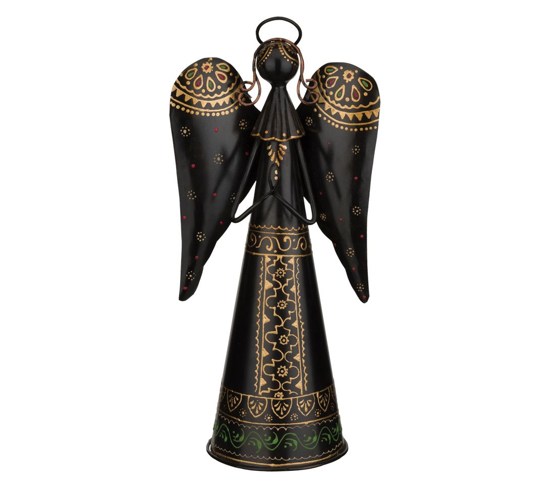 Regal Art & Gift Angel Decor 16" - Black/Gold