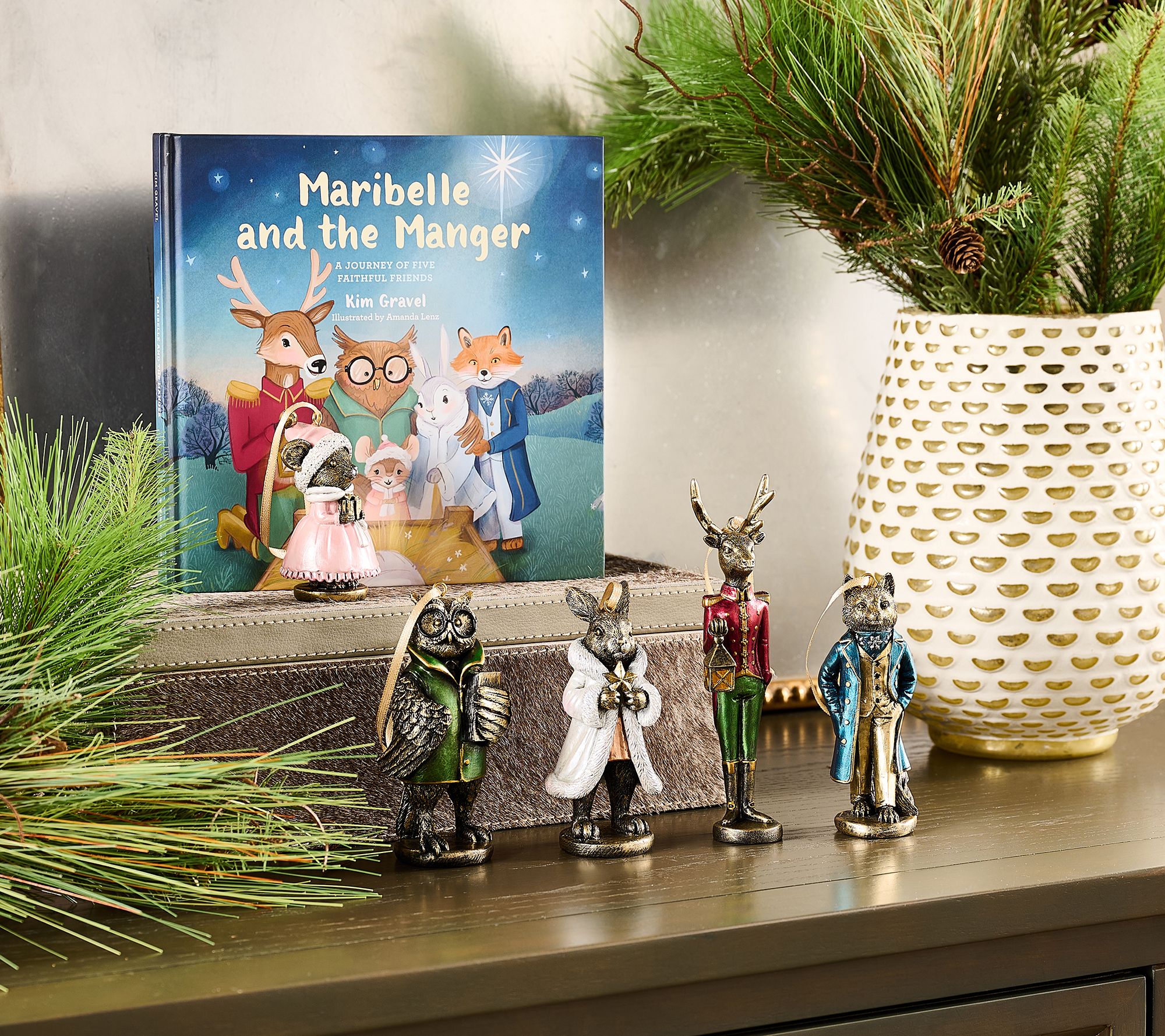 Maribelle and the Manger Book & Ornament Gift Set by Kim Gravel