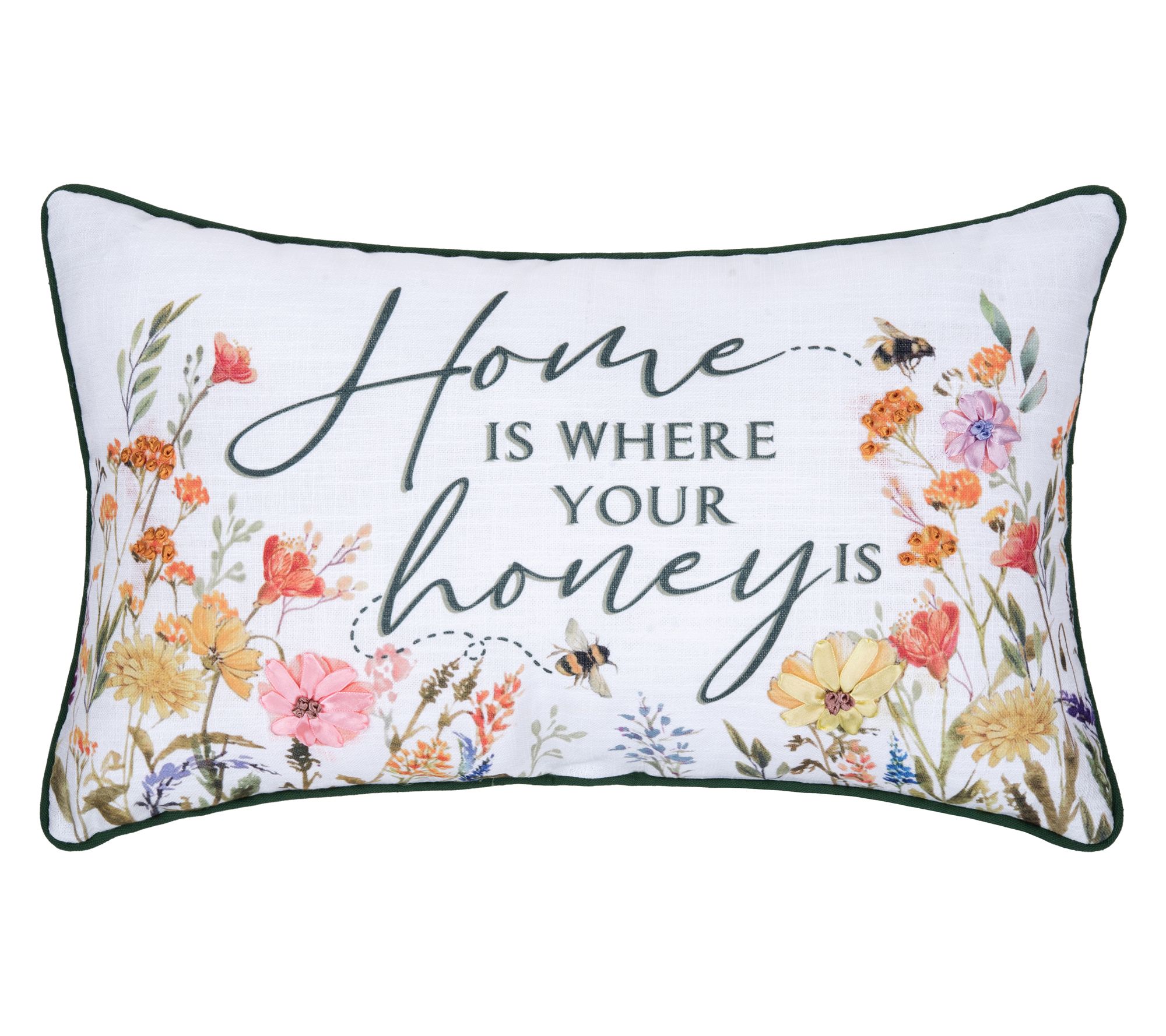 Home is Where Your Honey Is Pillow by Valerie