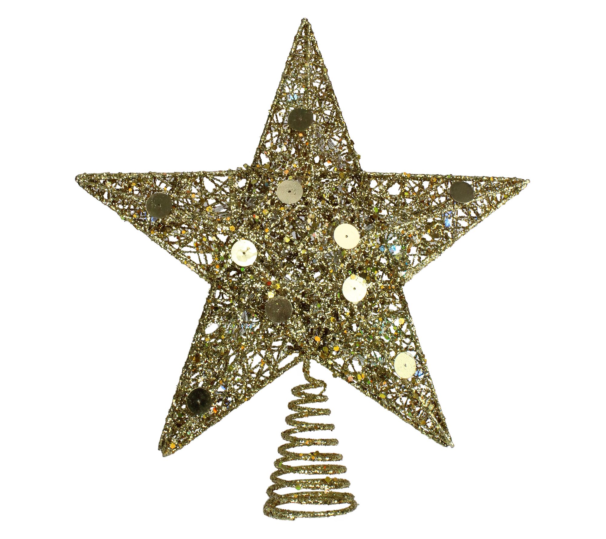 Northlight 11.5" Prelit Star Christmas Tree Topper