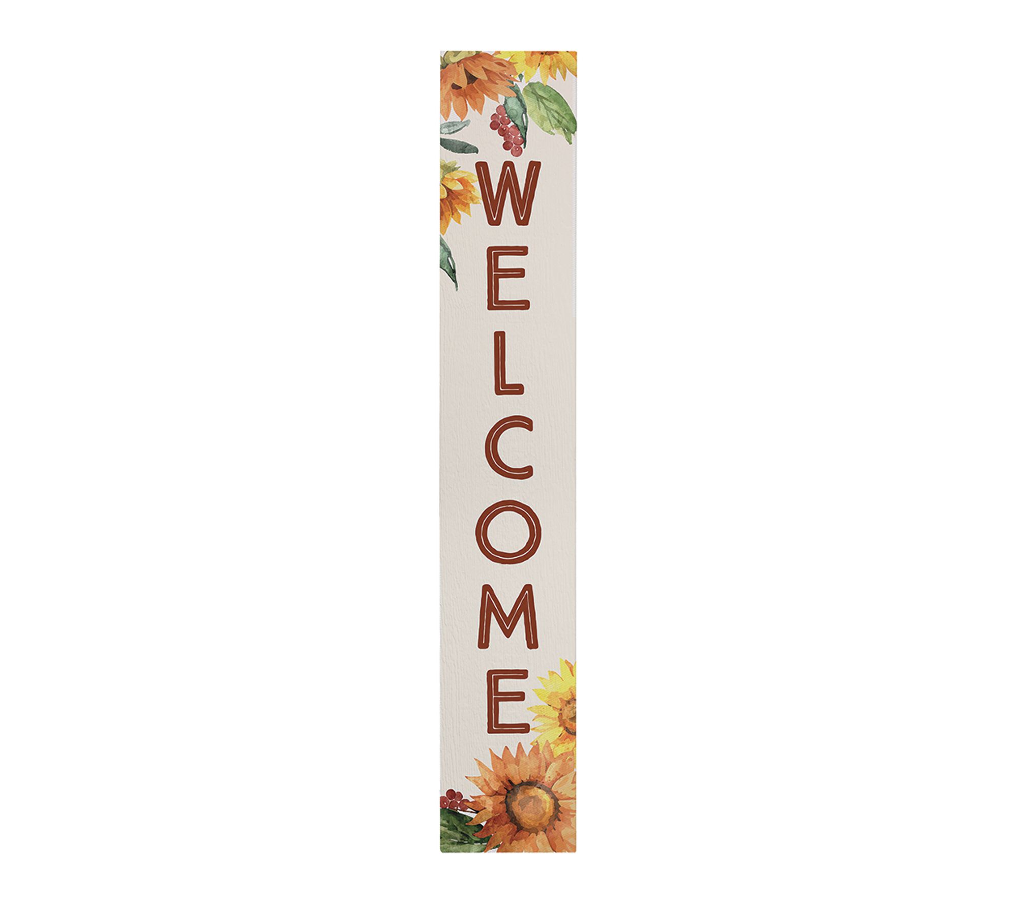 Sincere Surroun dings 47" Welco me Fall Sunflow ers Porch Board
