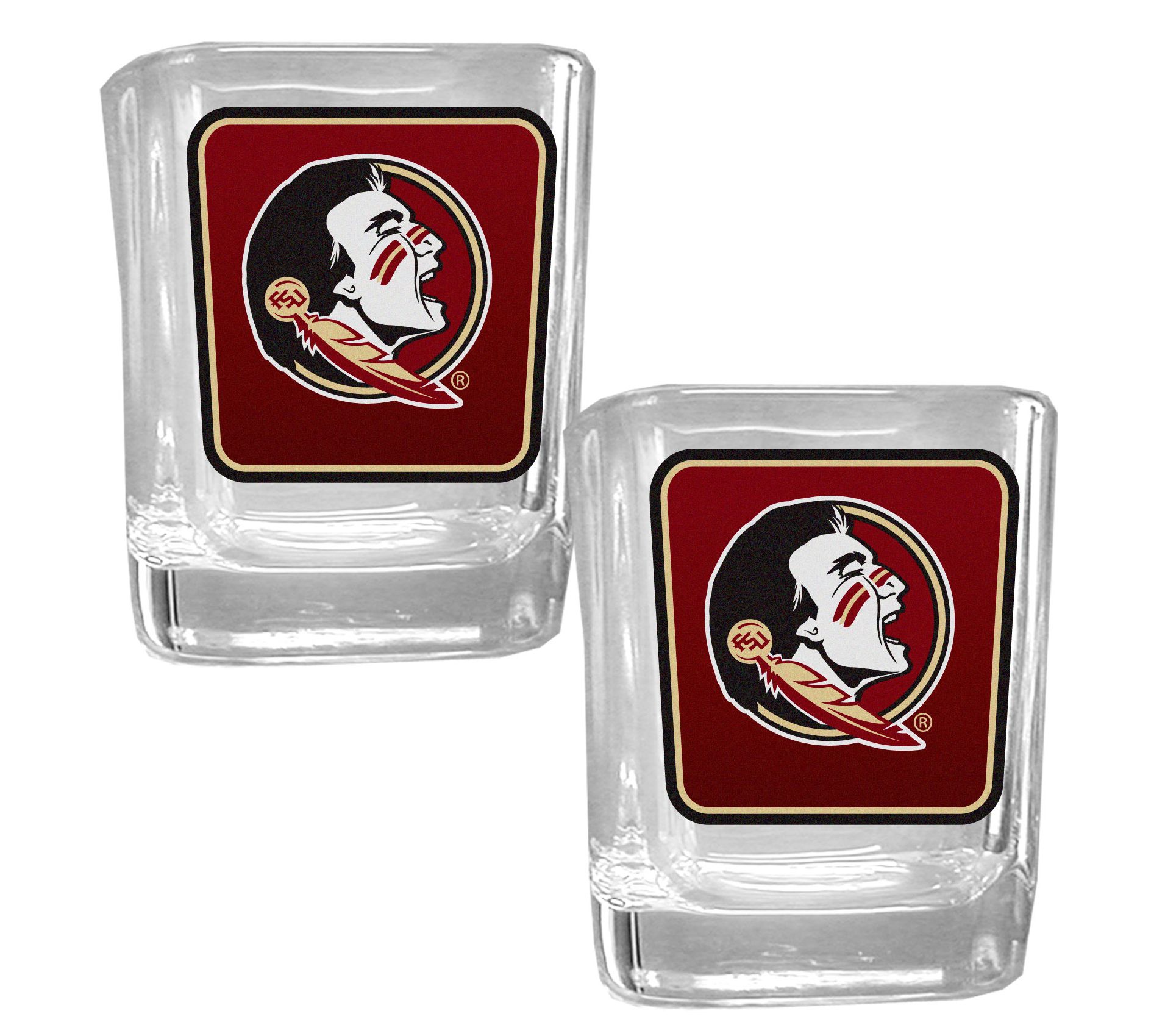 Siskiyou Sports NCAA College Square Glass Shotlass Set