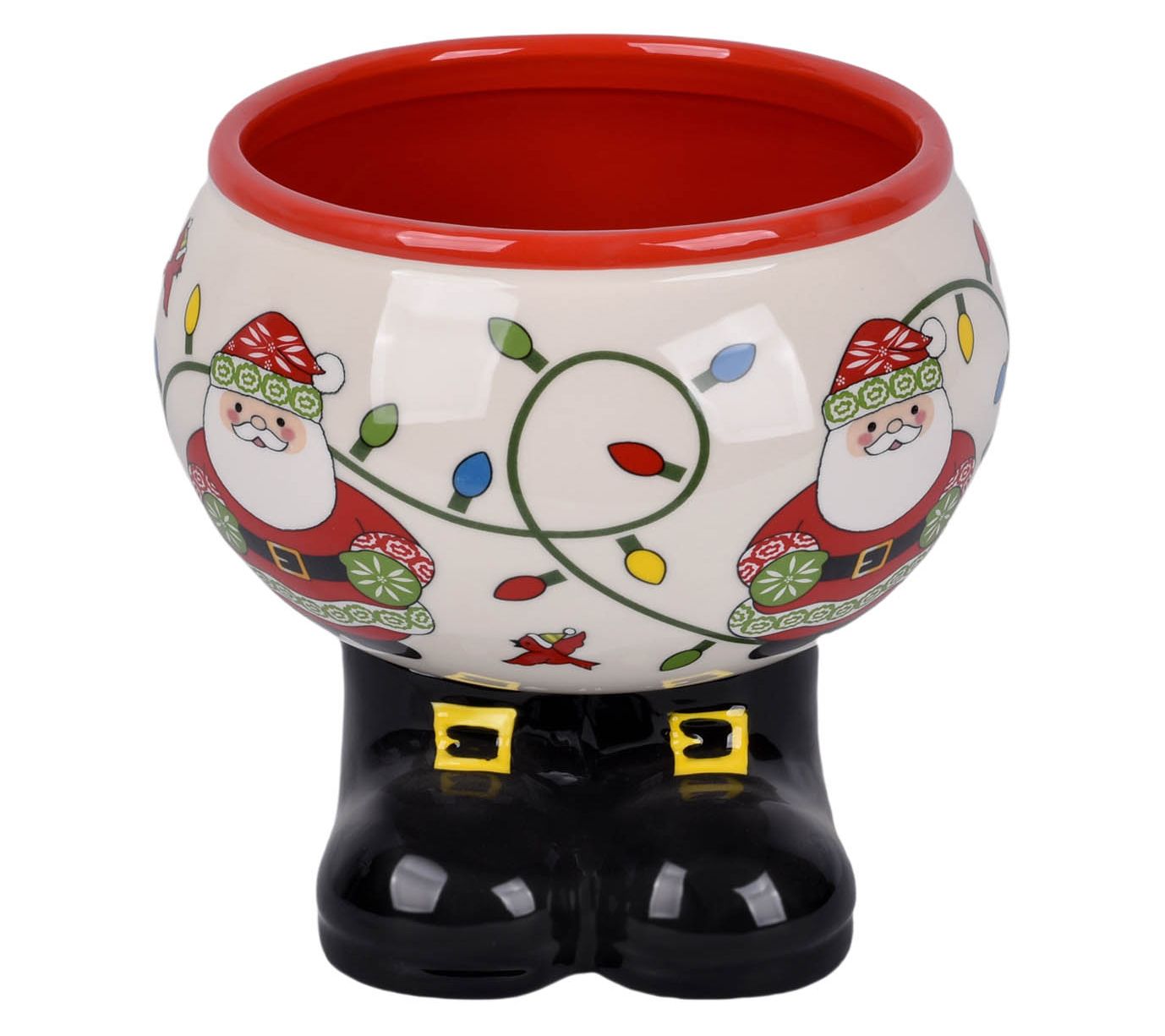 "As Is" Temp-tations Seasonal 2-Qt Footed Bowl