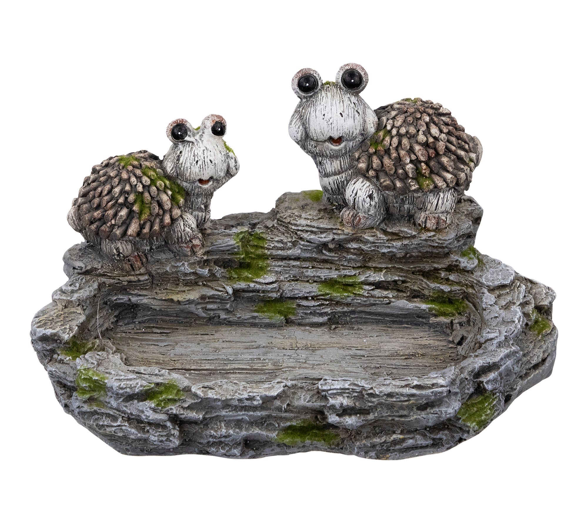 Northlight Turtle Couple Outdoor Garden Bird Bath - 11.75"
