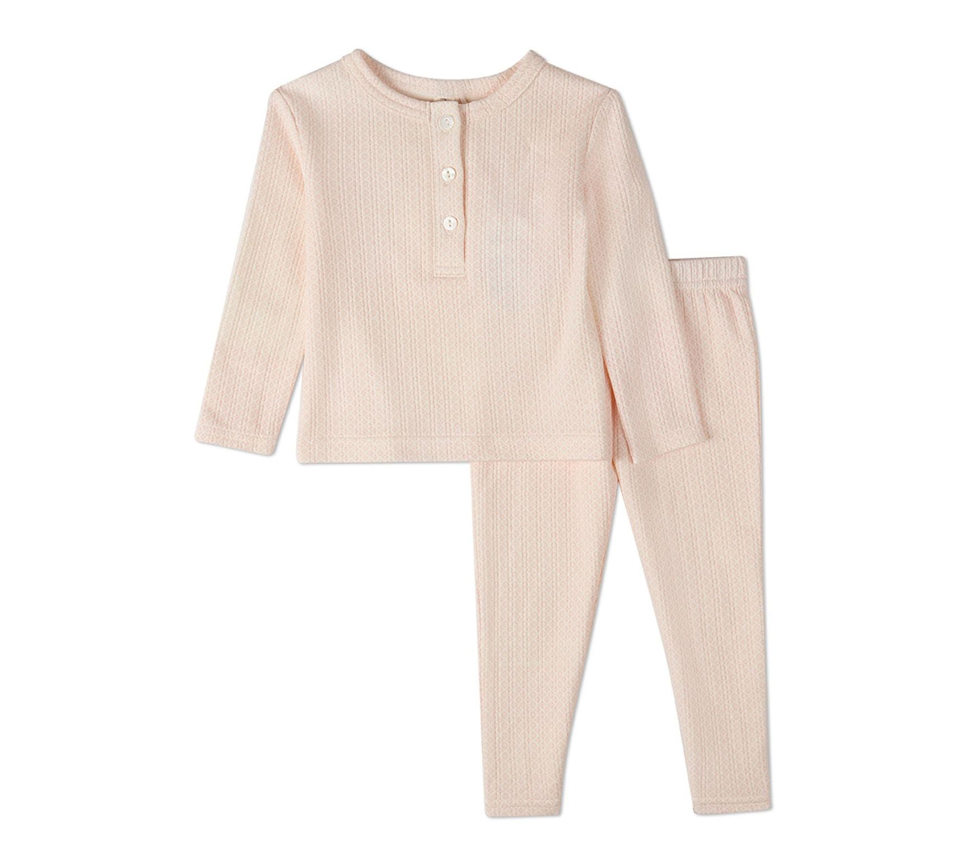 MiniMoi 2 Piece Kids Pajama Set with Allover Abstract