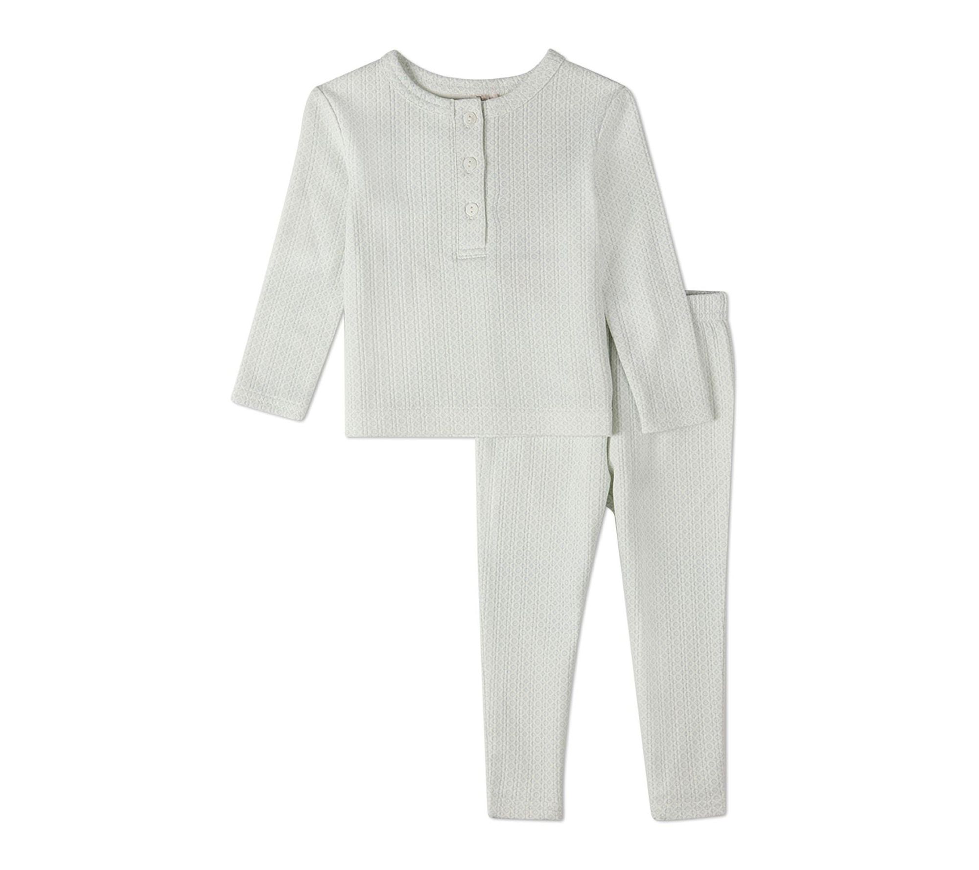 MiniMoi 2 Piece Kids Pajama Set with Allover Abstract