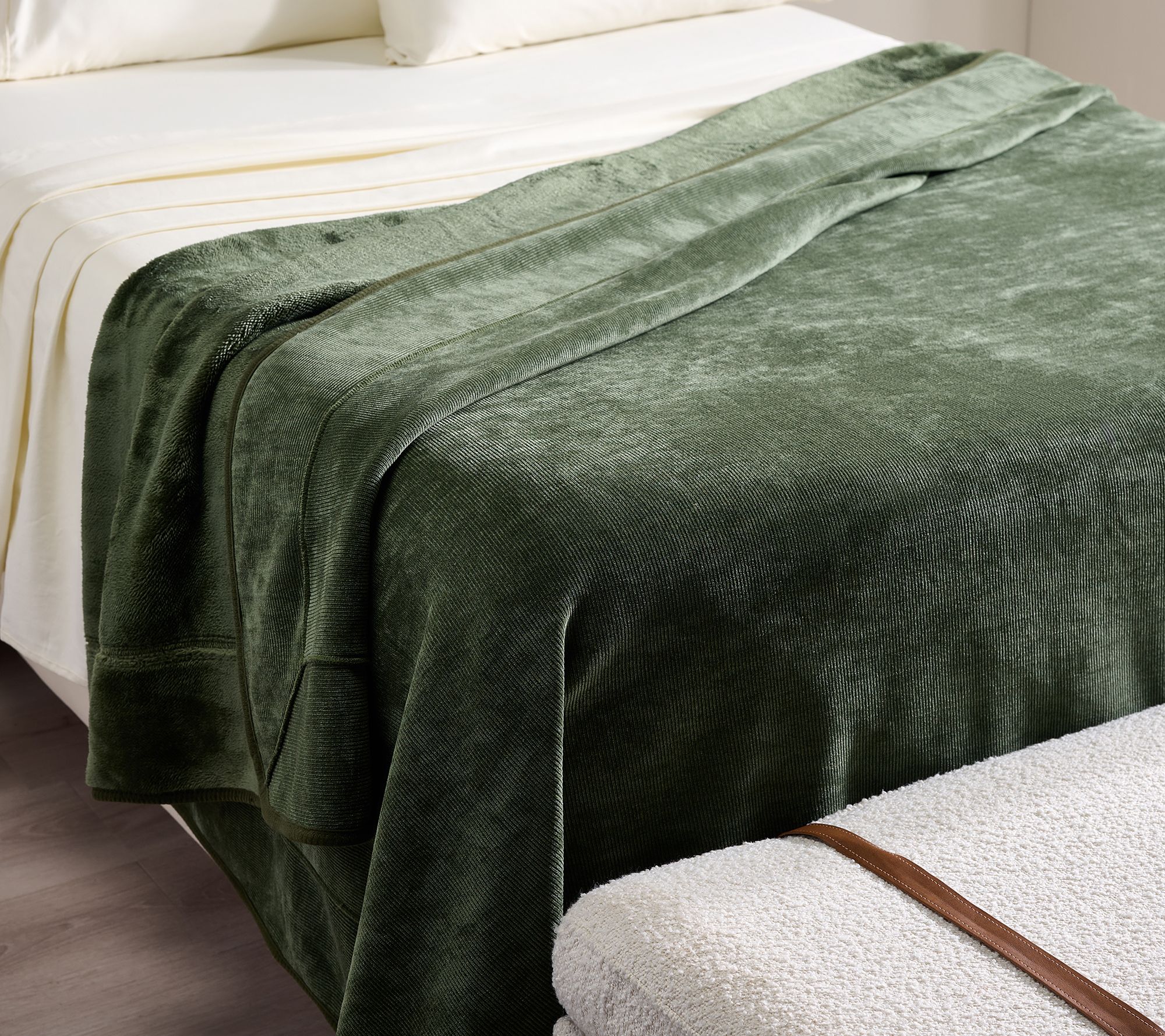 Cuddle-Roy Cozy Reversible Queen Blanket by Kim Gravel