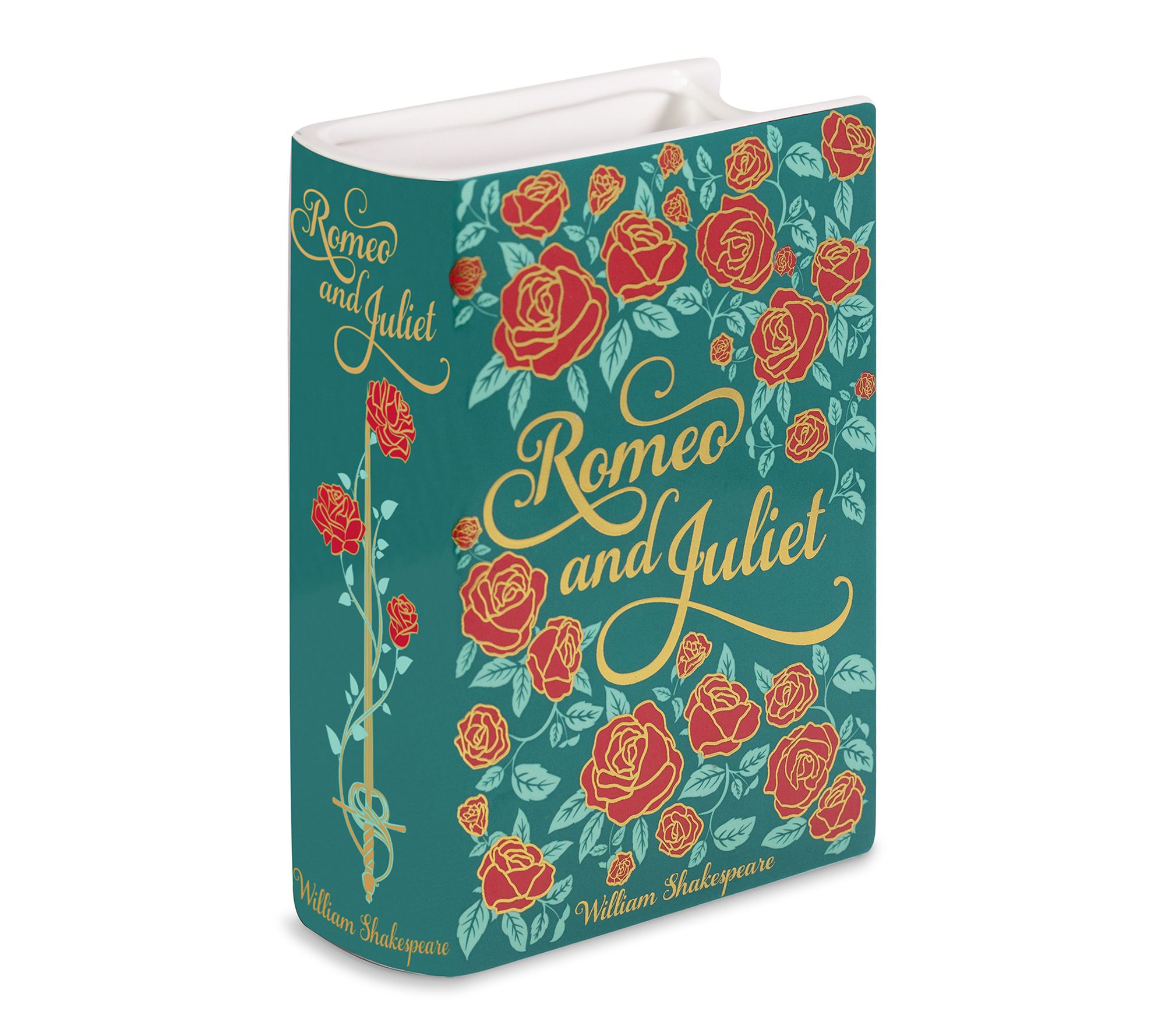 Steel Mill & Co. Large Book Vase, Romeo and Juliet