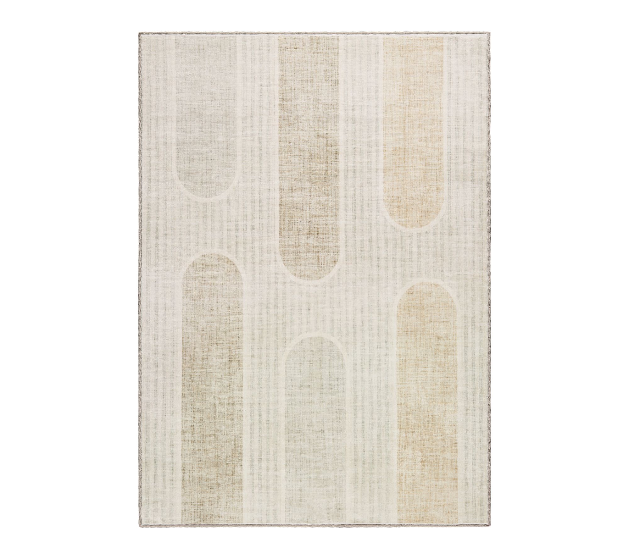 Everwash Haven Modern Arches 6x9 Washable Runner Rug