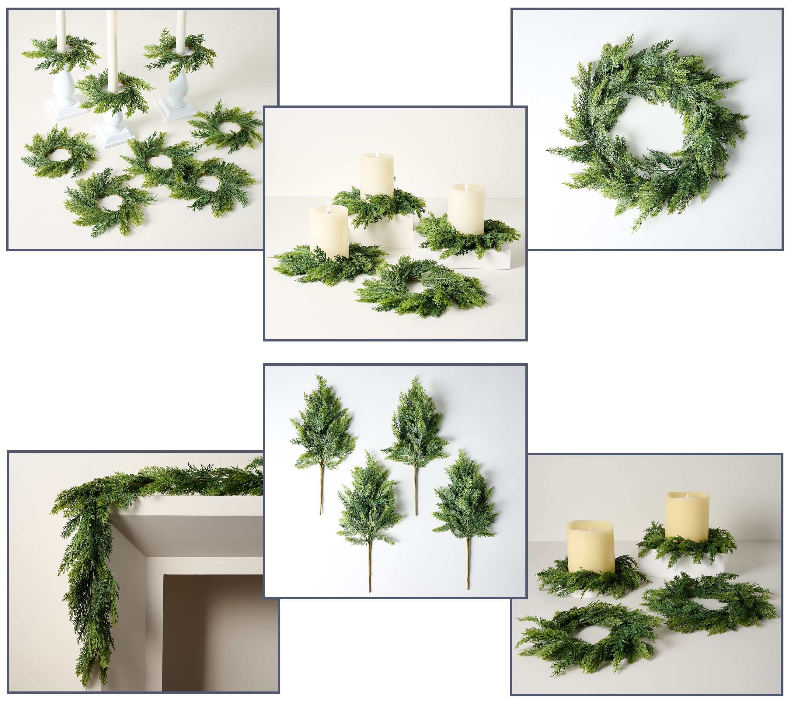 Home Reflections Winter Greens Collection | QVC
