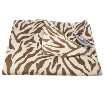 Qvc sunbeam best sale heated throw