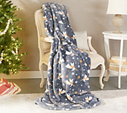 Berkshire Blanket 60"x80" Super Oversized Velvet Soft Holiday - H223650