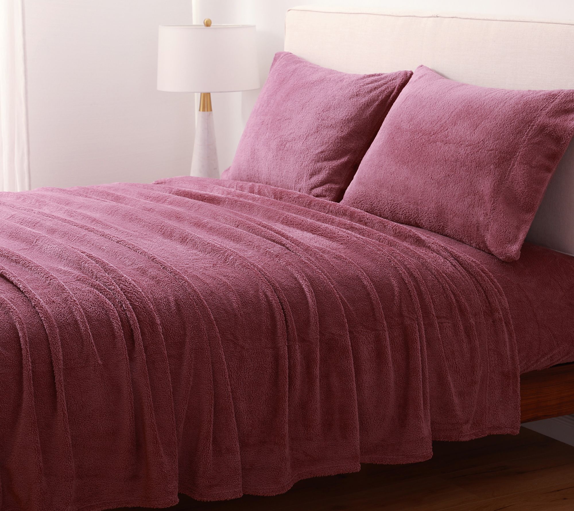 Pink Twin/XL Size Fitted Sheet,4 Way Stretch Fits Standard and Air Bed  Mattress