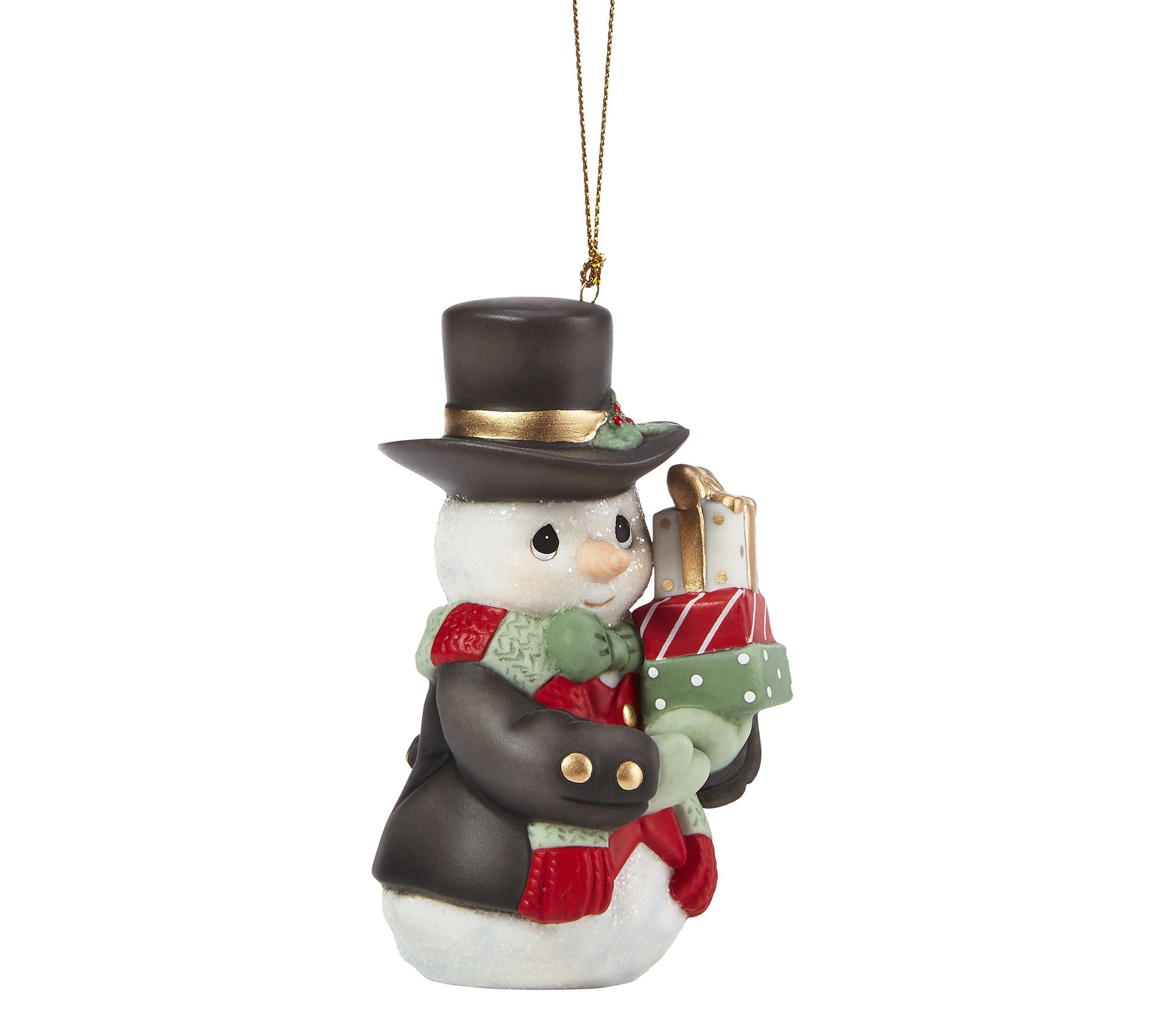 Precious Moments All is Bright Snowman Annual Porcelain Christmas Figurine