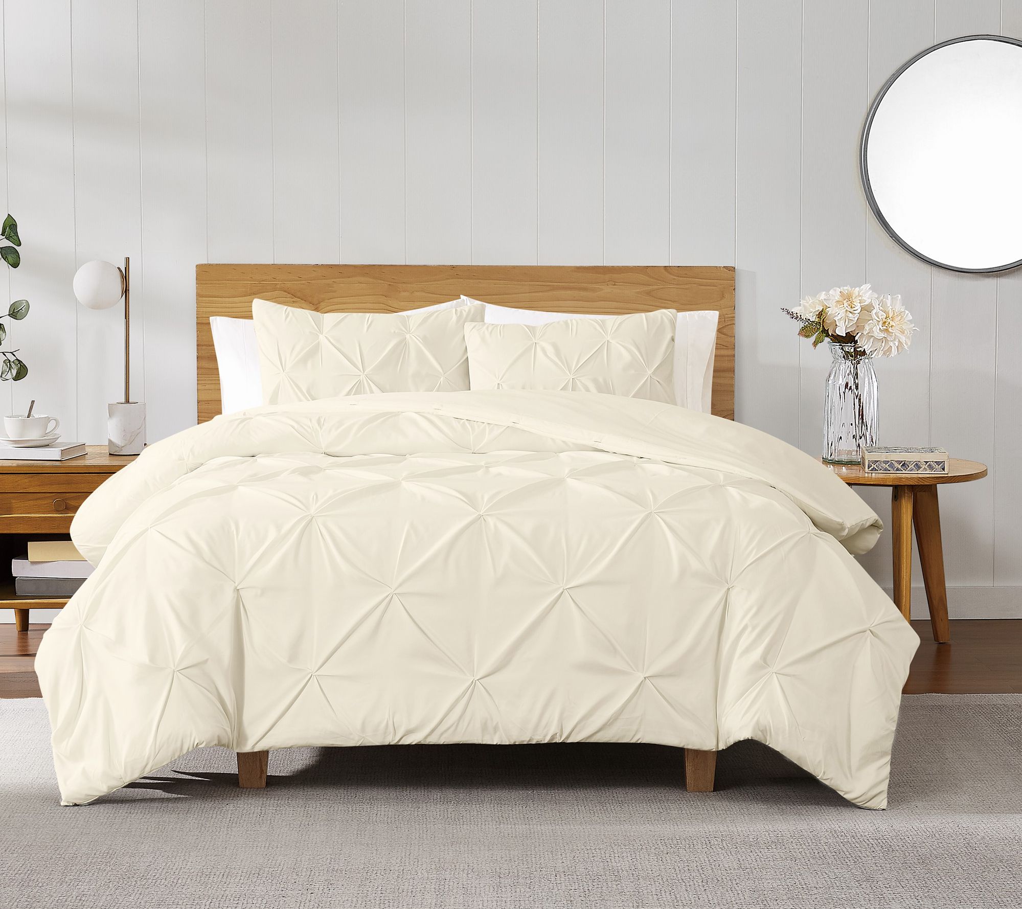 Truly Soft Pleated Full/Queen Comforter Set