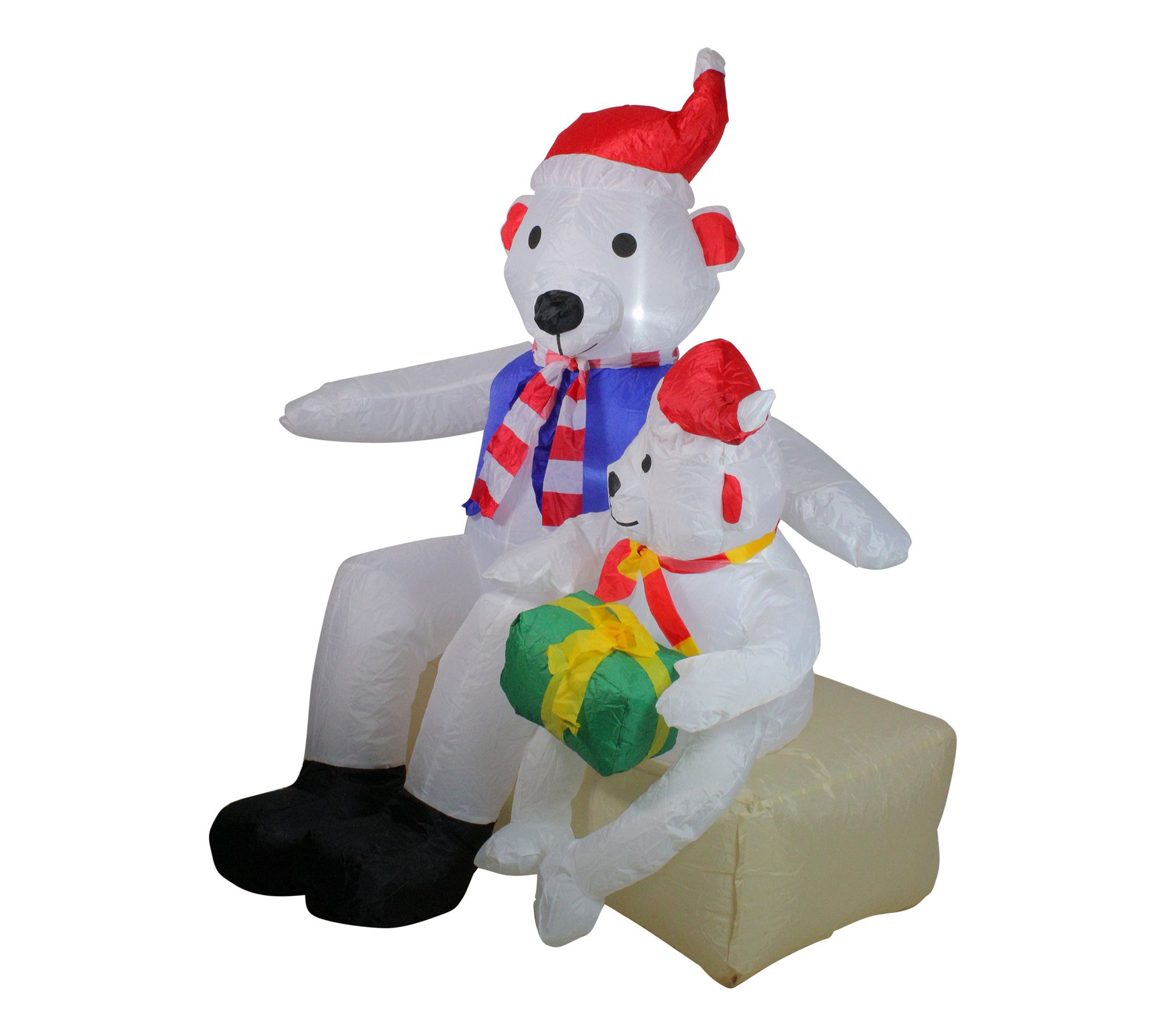 Northlight 4' Inflatable Polar Bear Family Yardrt Decor