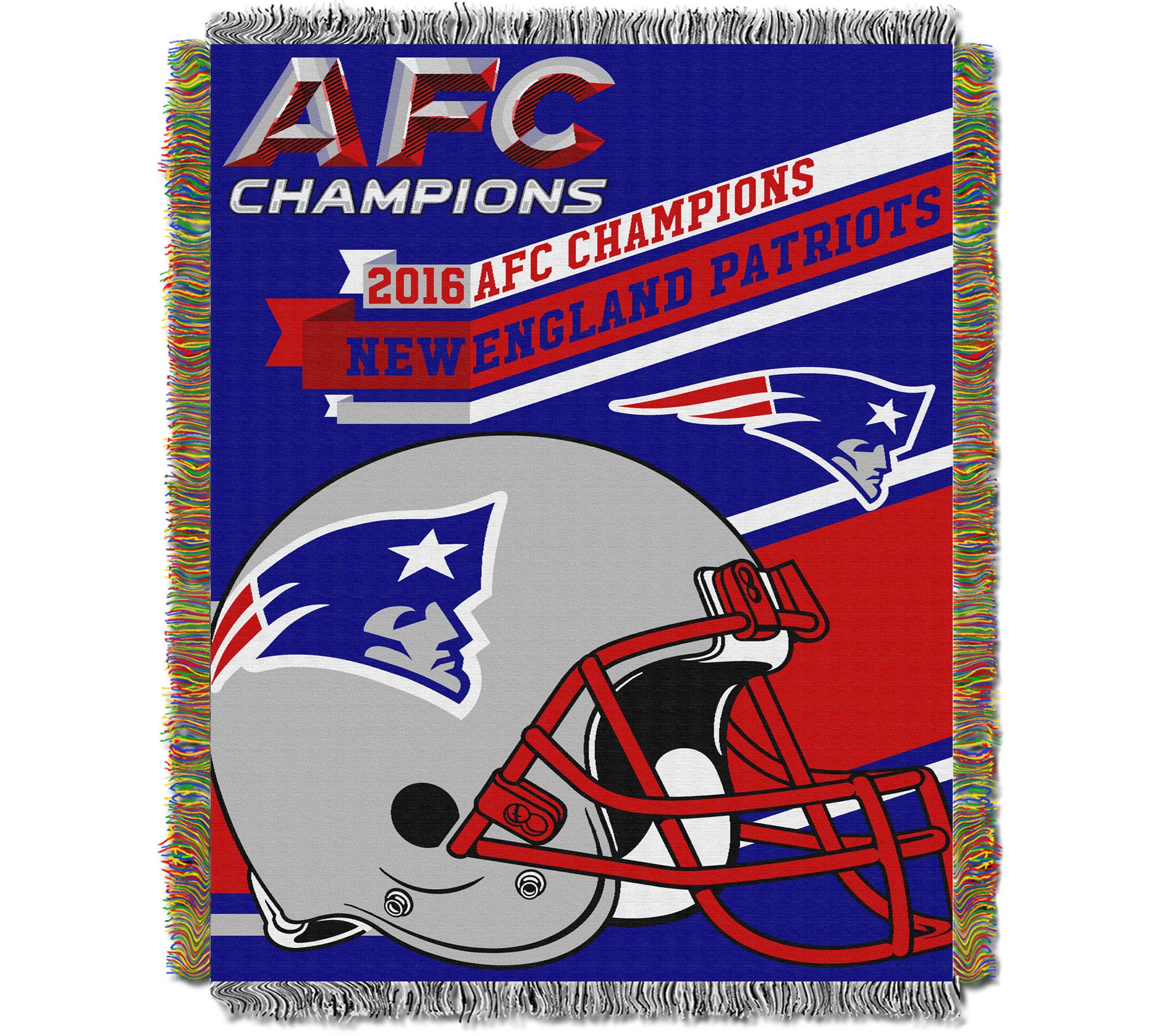 NFL AFC Champions New England Patriots 48x60Throw 