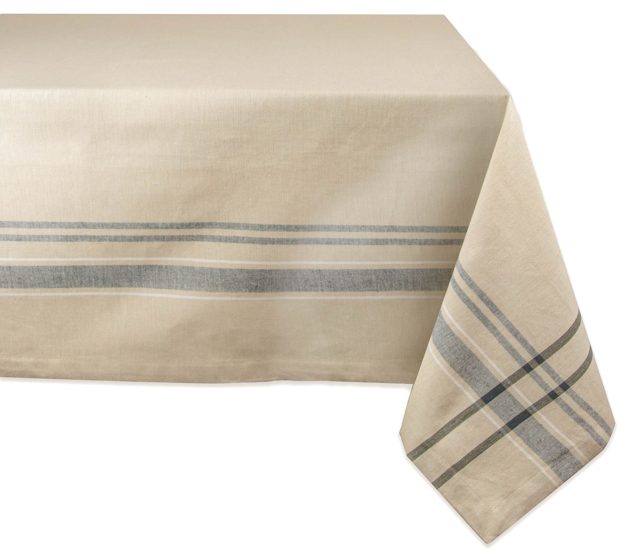 Design Imports 60" x 104" French StripeTablecloth