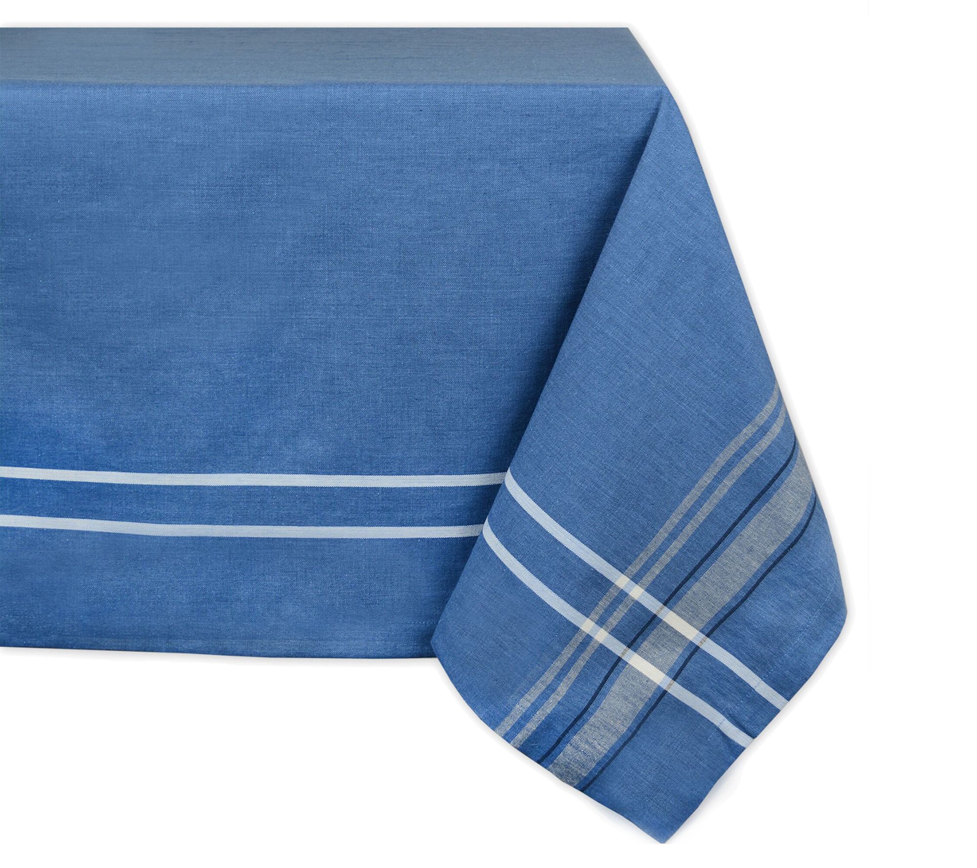 Design Imports 60" x 104" French StripeTablecloth
