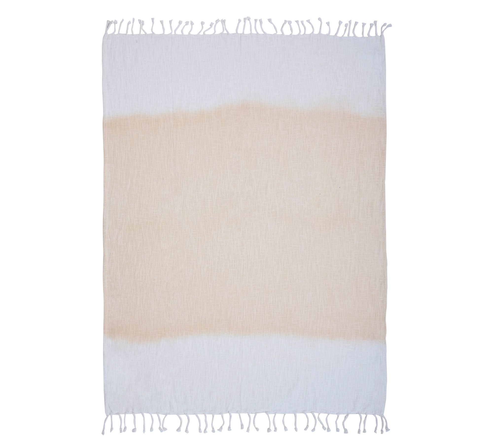 Ox Bay Trading & Supply Co. Shibori Slab ThrowBlanket