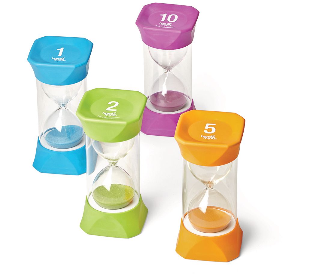 hand2mind Jumbo Sand Timers Bundle Set