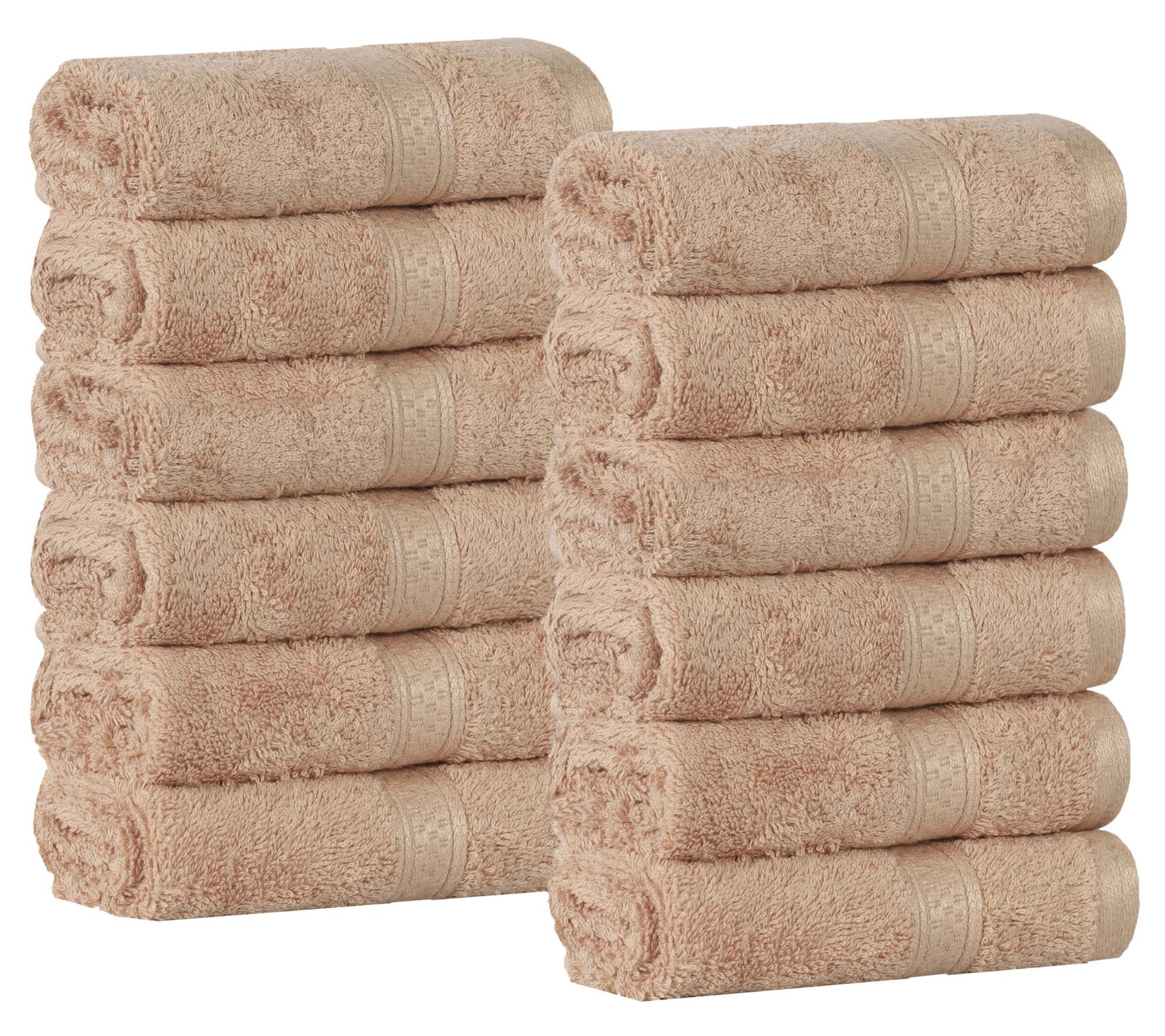 Superior 12-Pc Absorbent Rayon Made from BambooFace Towel Set