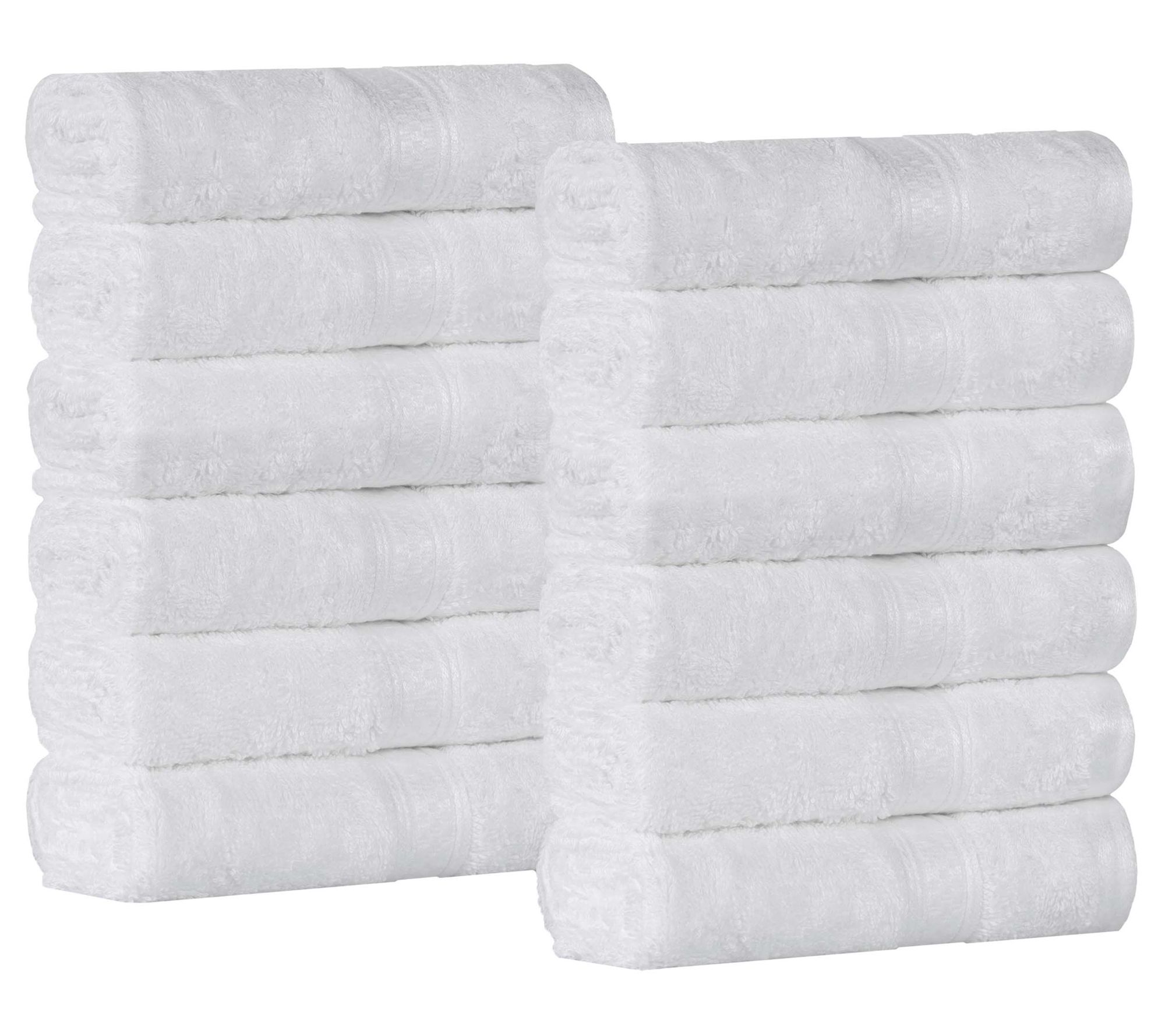 Superior 12-Pc Absorbent Rayon Made from BambooFace Towel Set