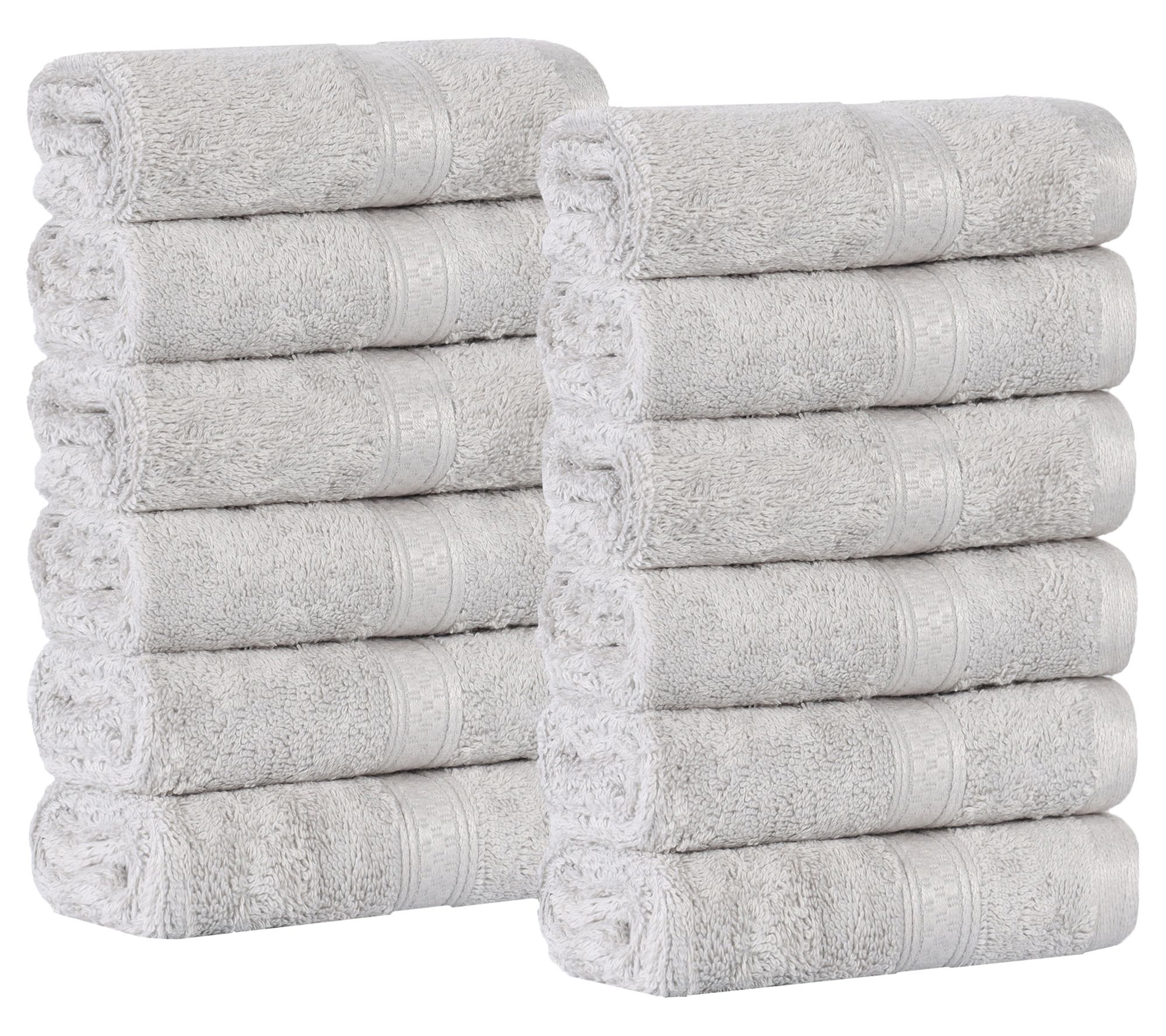 Superior 12-Pc Absorbent Rayon Made from BambooFace Towel Set