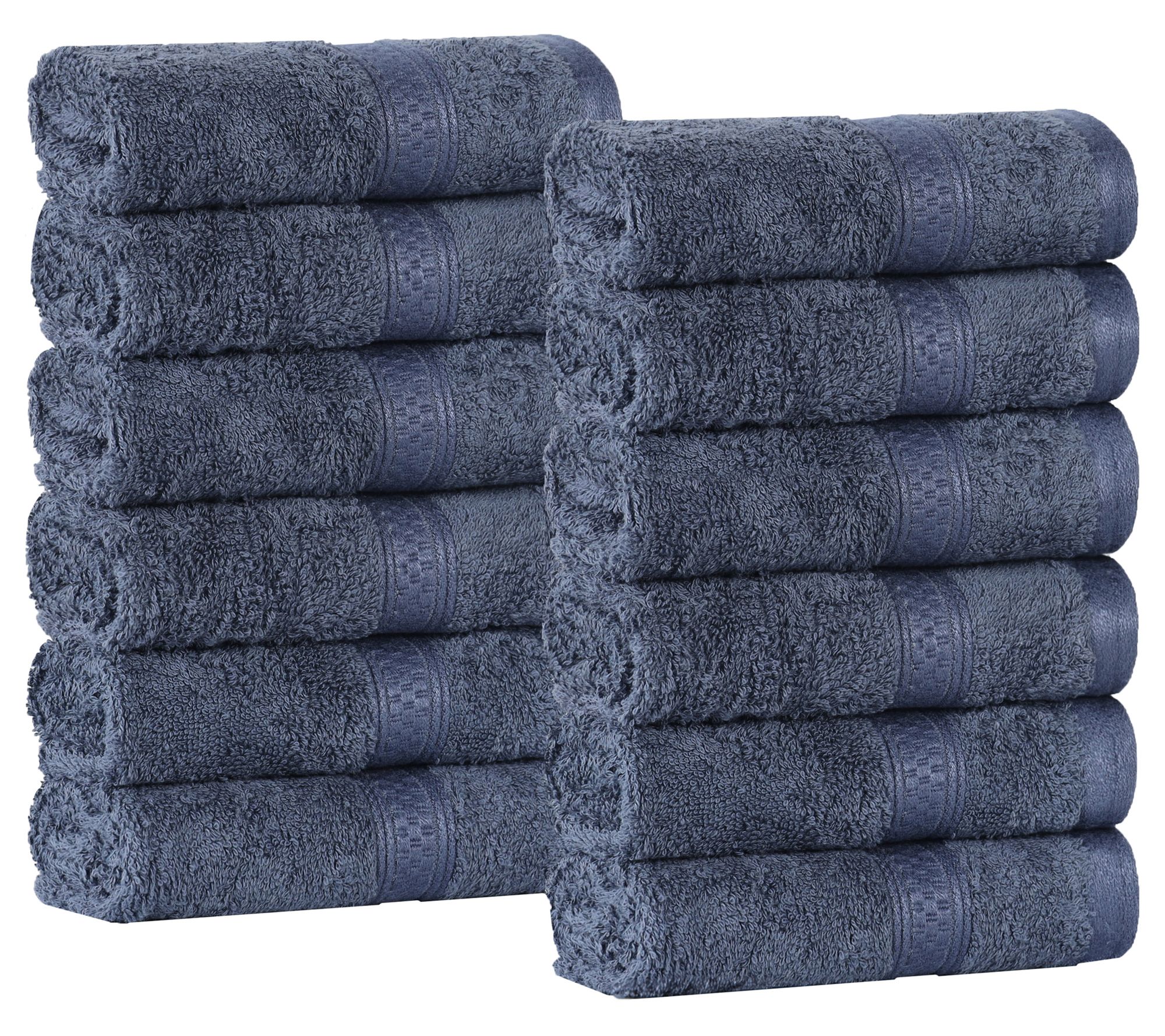 Superior 12-Pc Absorbent Rayon Made from BambooFace Towel Set