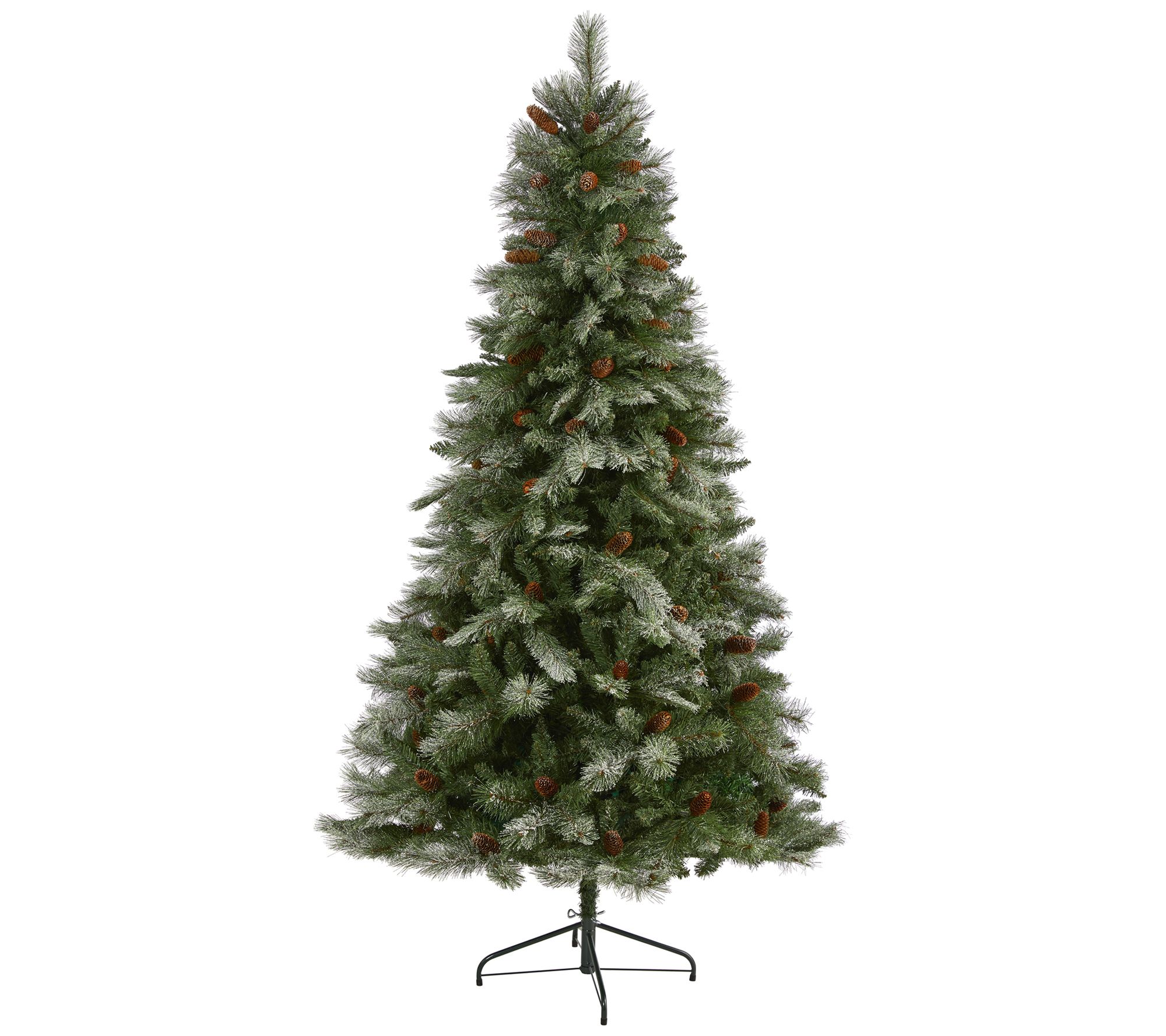7' French Alps Mountain Pine C hristmas Tree b y Nearly Natura