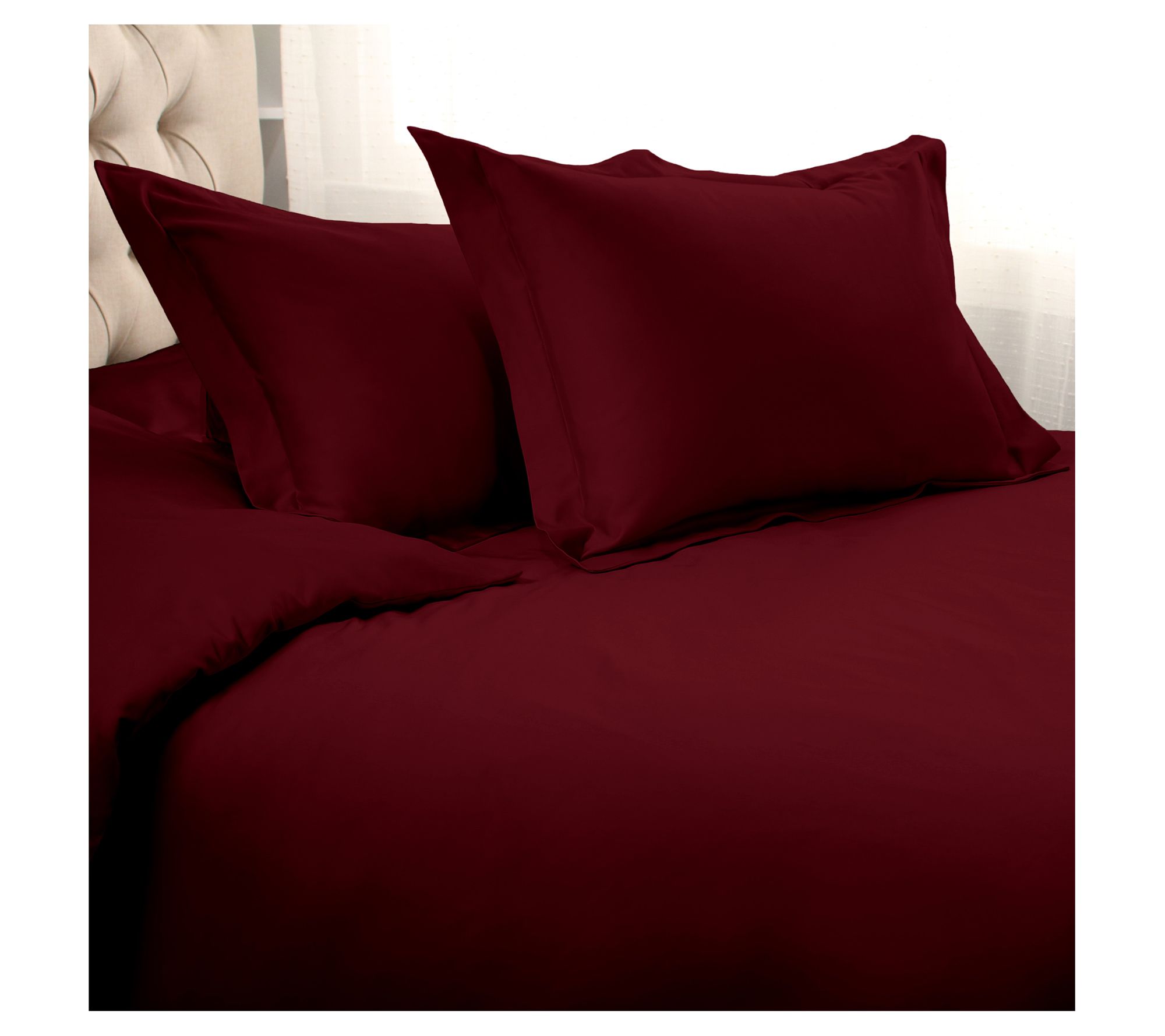 Superior Solid Egyptian Cotton Duvet Cover, Kin g/Cal King
